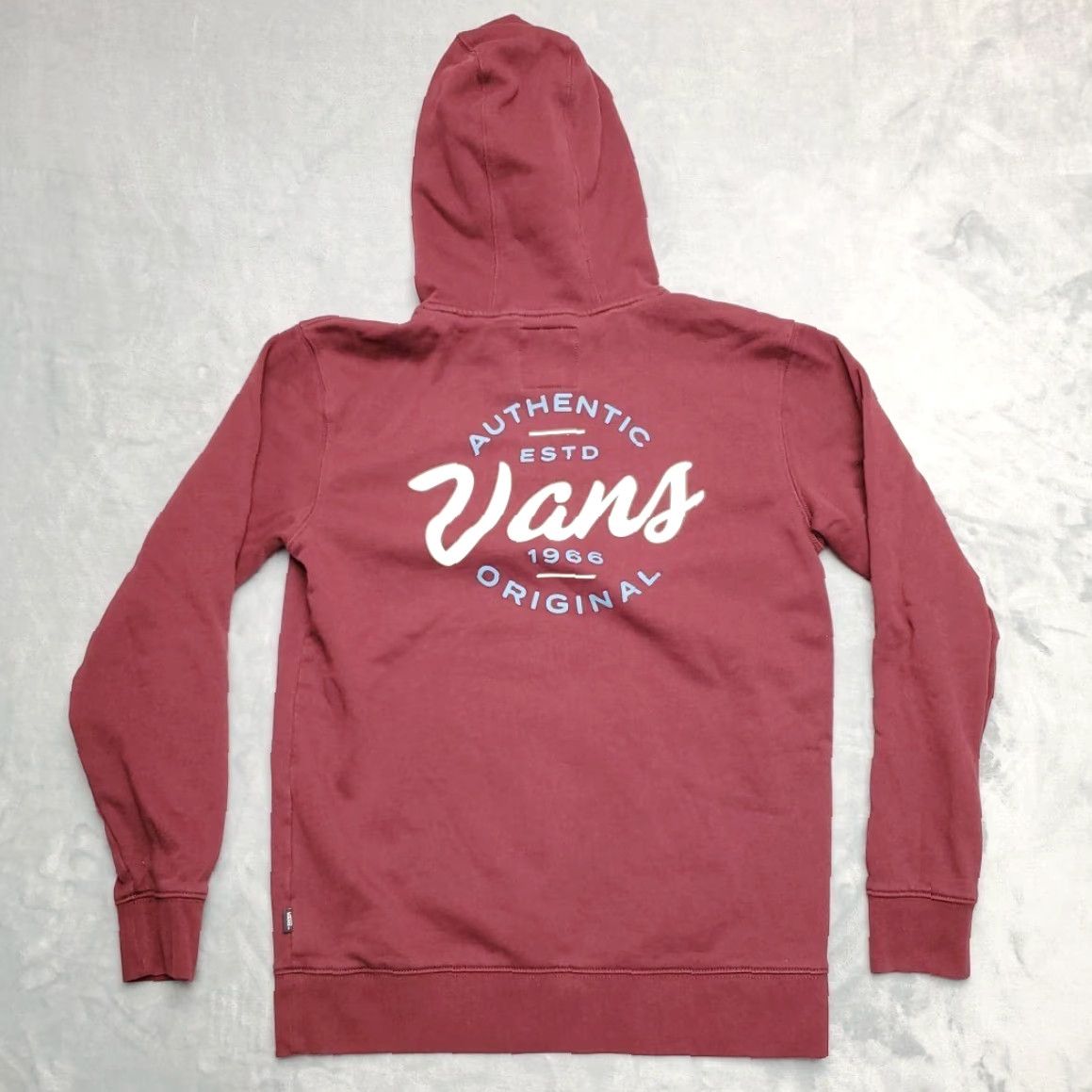 Vans Vans Hoodie Mens Small Maroon Hooded Pullover Skate Snow Board Fleece Casual Size US S / EU 44-46 / 1 - 7 Thumbnail