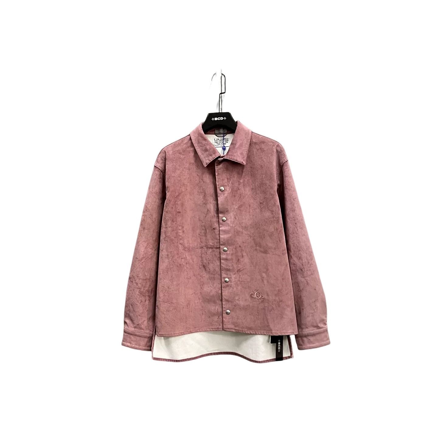 Dior Dior Embroidered Logo Pink Cotton Shirt Size 48 Size US M / EU 48-50 / 2 - 1 Thumbnail