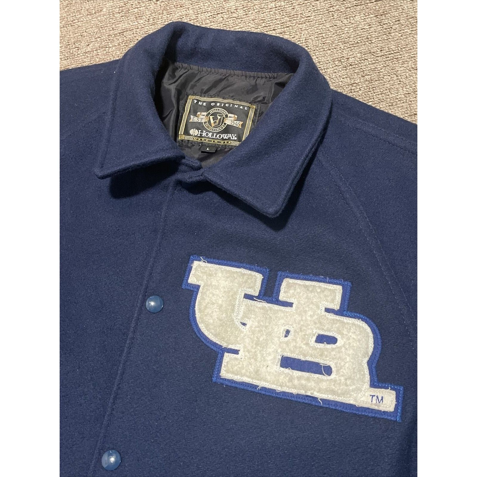 Other Vintage 70s 80s Large University of Buffalo UB Bulls Varsity Size US L / EU 52-54 / 3 - 4 Thumbnail