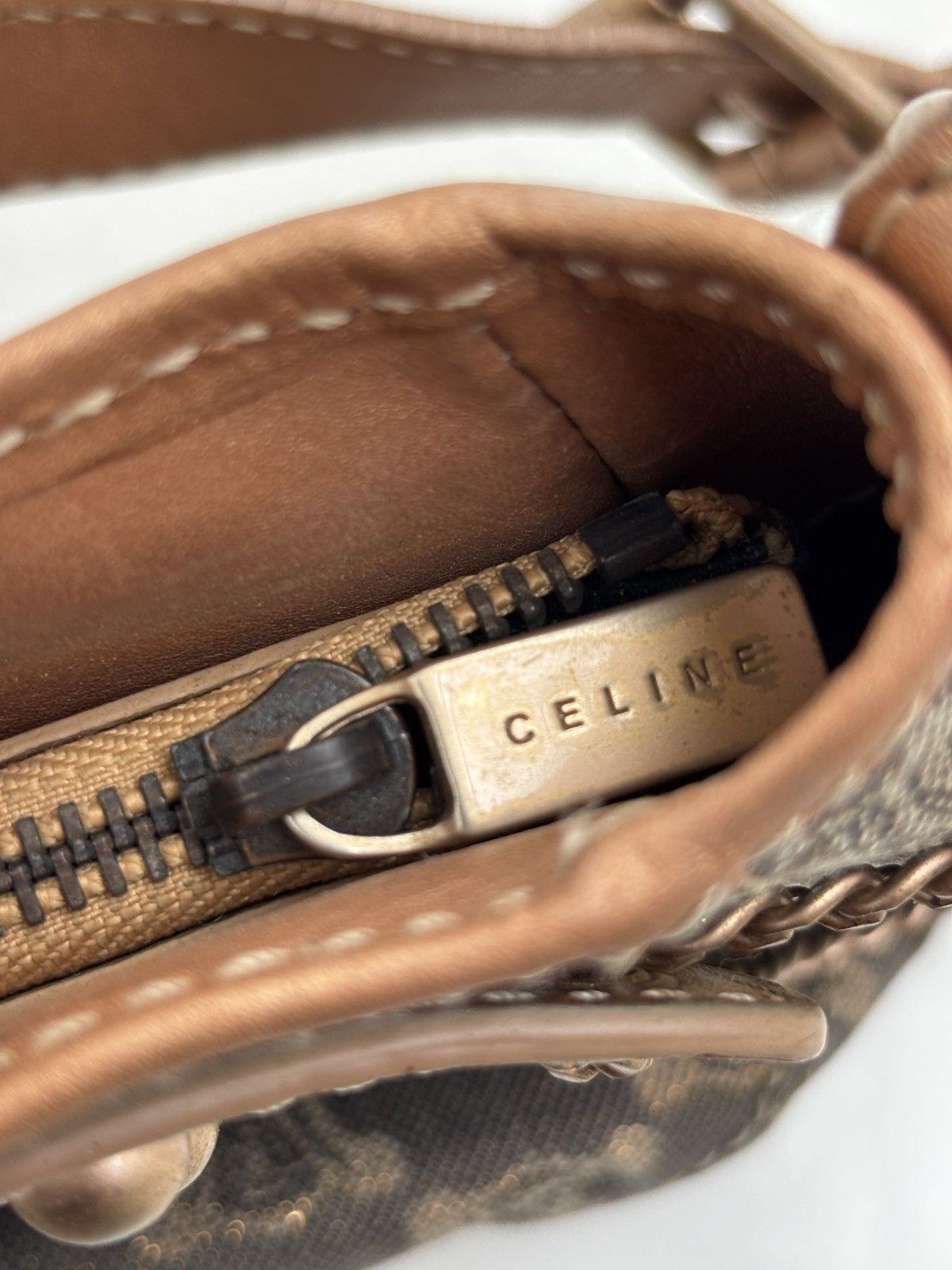 Celine Vintage Macadam Shoulder Bag Size ONE SIZE - 6 Thumbnail