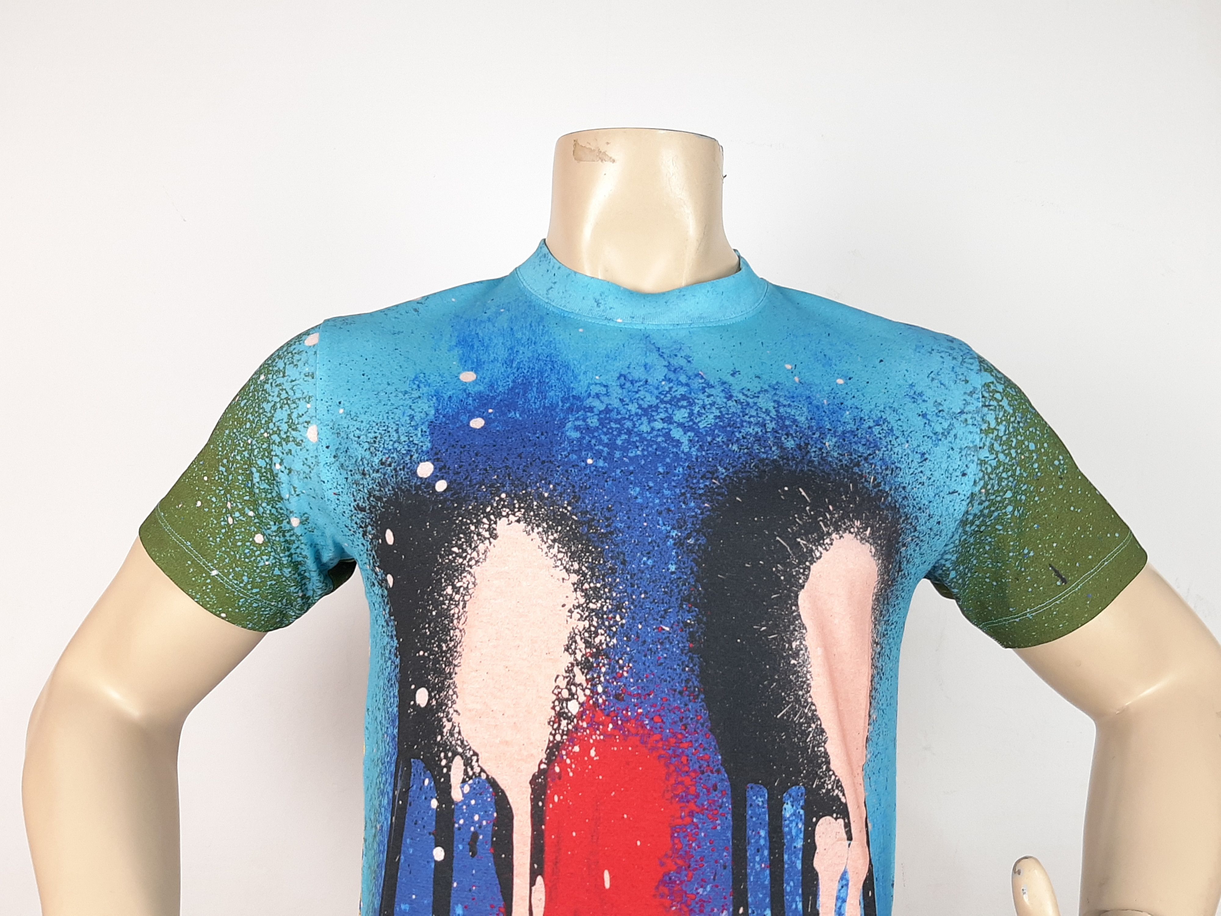 Off-White Off-White x Katsu Spray Paint T-Shirt Men's Size S Size US S / EU 44-46 / 1 - 4 Thumbnail
