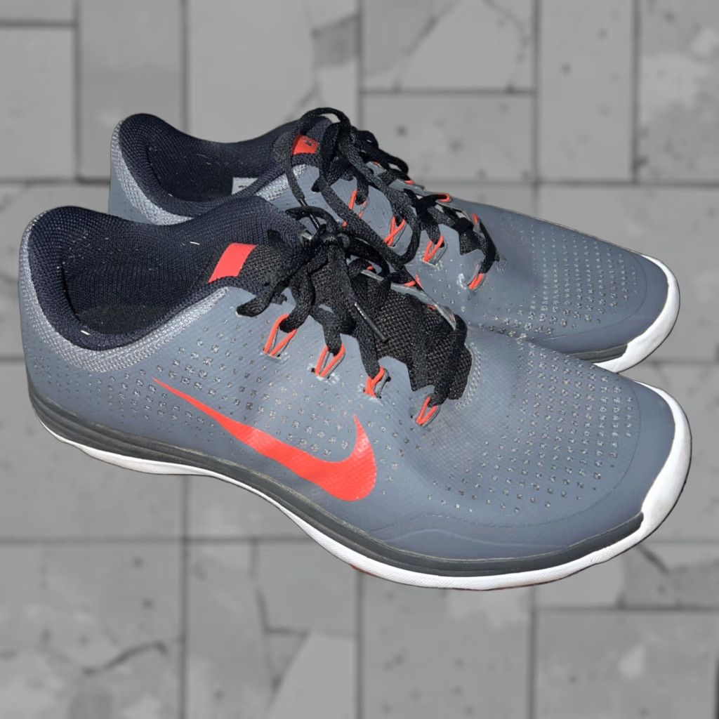 Nike Nike Lunarlon Cypress Golf Sneakers Mens Gray Red Size 11 Size US 11 / EU 44 - 1 Thumbnail