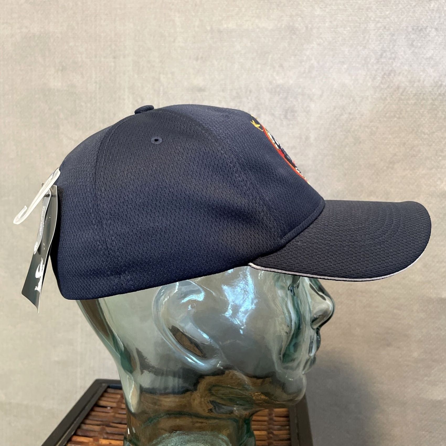 Nike Nike Santa Barbara Soccer Club Cap Hat Mens L Navy Blue Dri Fit Flex Baseball Cap Size ONE SIZE - 5 Thumbnail