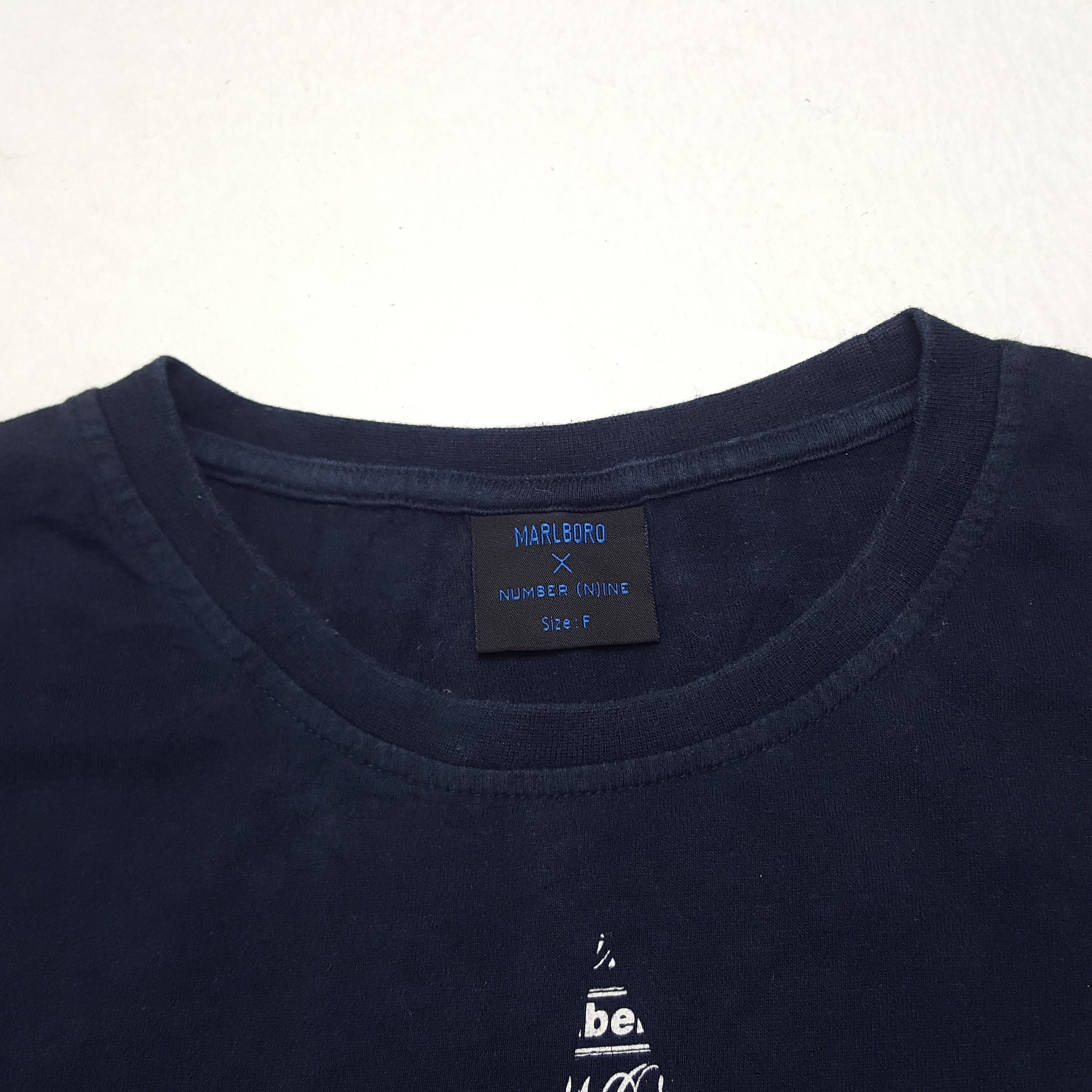 Marlboro × Number (N)ine × Vintage Vintage Number Nine X Marlboro Japanese Brand Tshirt Size US L / EU 52-54 / 3 - 5 Thumbnail