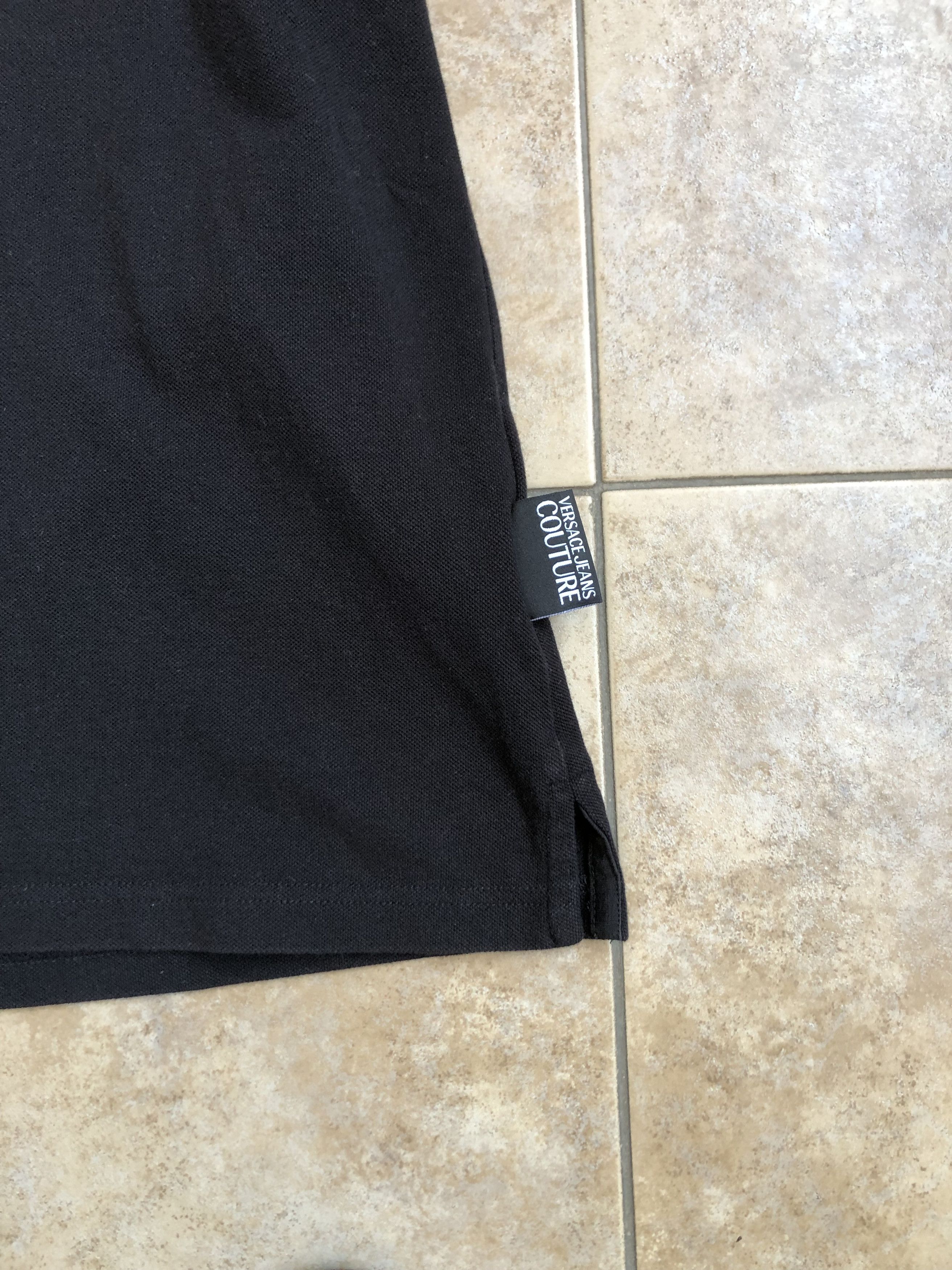 Versace Jeans Couture Versace Jeans Couture Black Polo T-Shirt Cotton Size US S / EU 44-46 / 1 - 5 Thumbnail