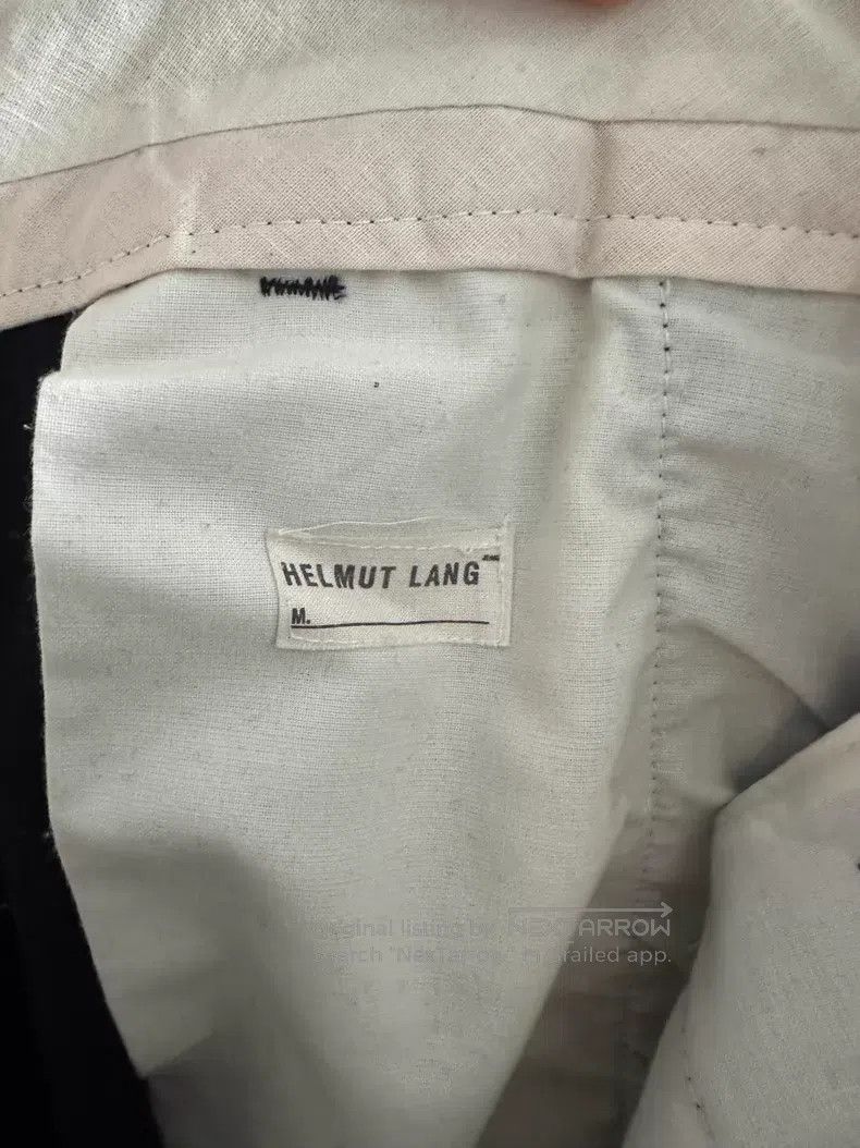 Helmut Lang Helmut Lang Navy blue wool chino pants Size US 34 / EU 50 - 5 Thumbnail
