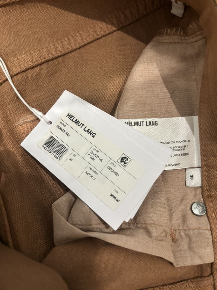 Helmut Lang Helmut Lang Waxed oil stain Worker Jeans Size US 30 / EU 46 - 6 Thumbnail