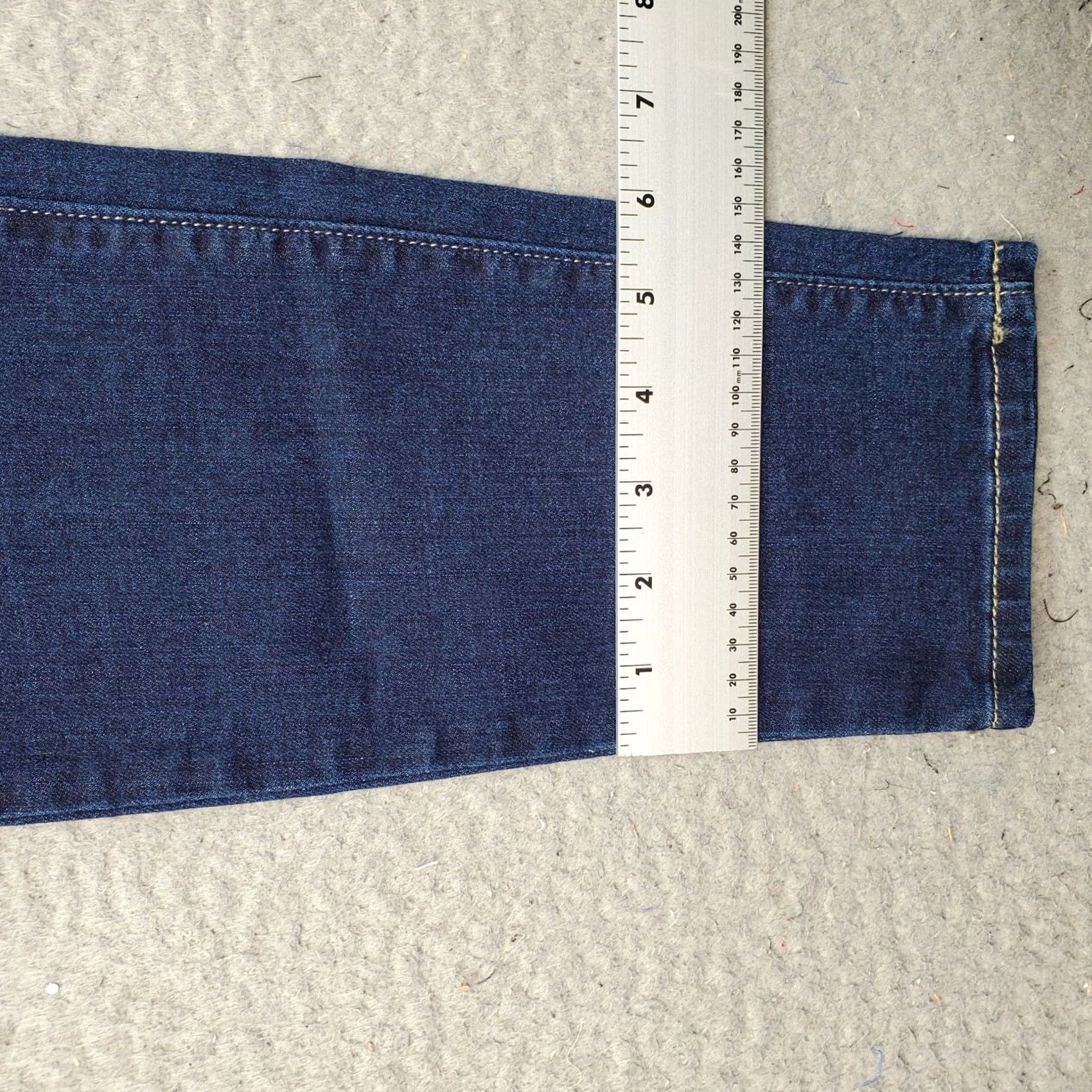 Vintage Seven7 Skinny Jeans Womens 8 Blue Denim Stretch High Rise Medium Wash Jeans Womens 8 Blue Denim Skinny Stretch High Rise Size 30" / US 8 / IT 44 - 5 Thumbnail