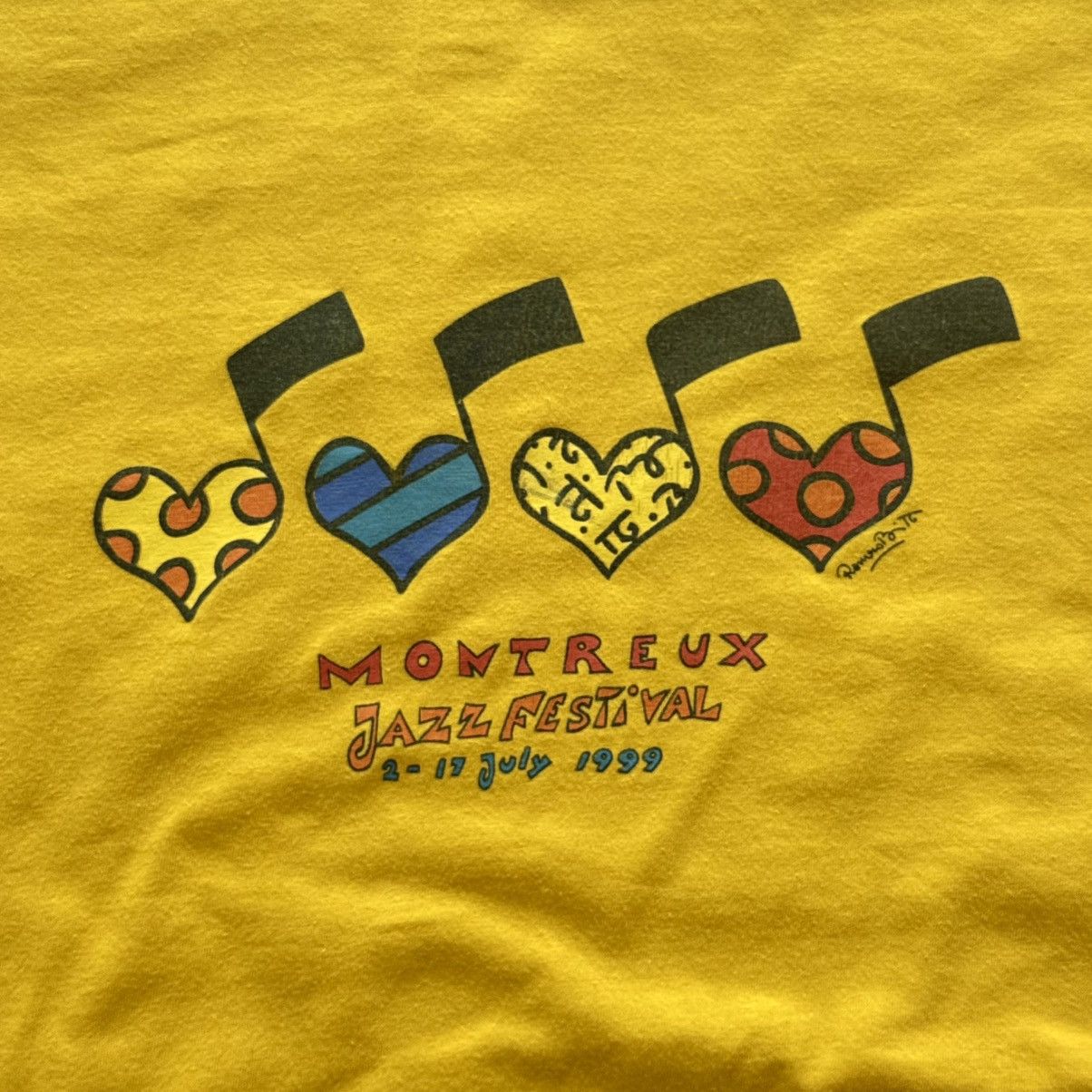Band Tees 1999 Montreux Jazz Festival Archive Big Logo T-shirt Tee Size US M / EU 48-50 / 2 - 3 Thumbnail