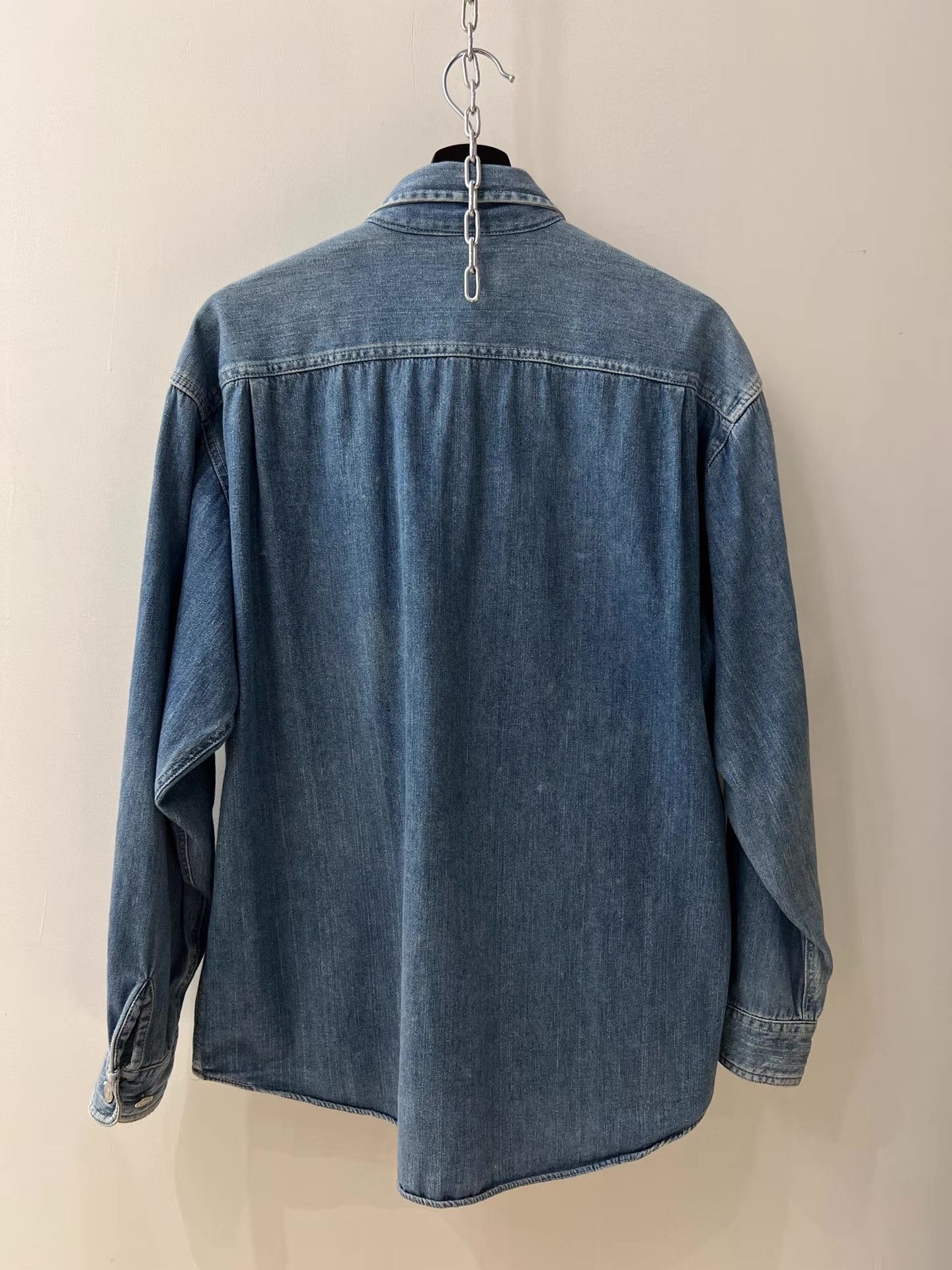 Stone Island Stone Island Garment Dyed Denim Shirt Jacket Q13 Size US L / EU 52-54 / 3 - 4 Thumbnail