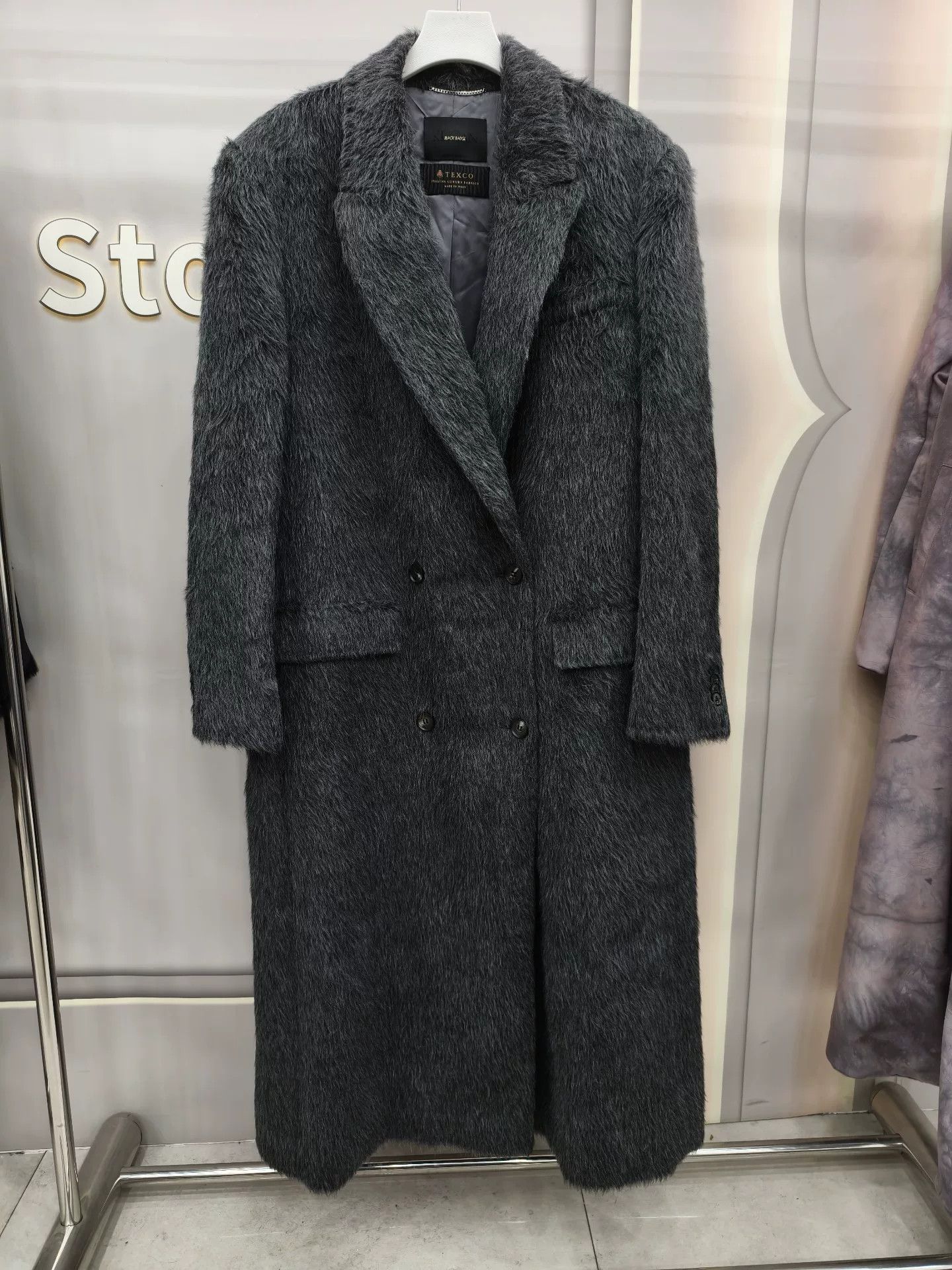 Japanese Brand Keigan Black Badge Gray Overcoat Size US M / EU 48-50 / 2 - 1 Thumbnail