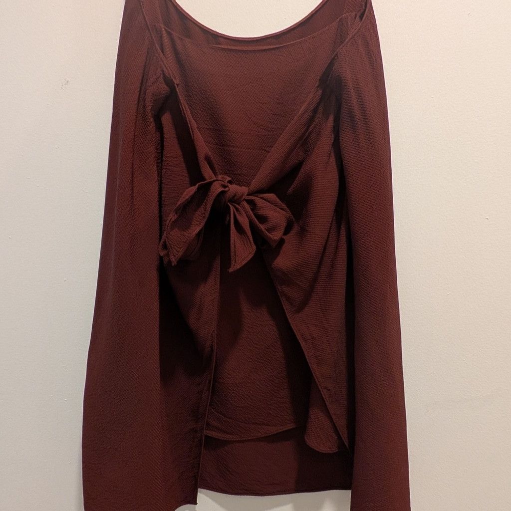 Helmut Lang Helmut Lang Maroon Tank Top Size L / US 10 / IT 46 - 8 Thumbnail