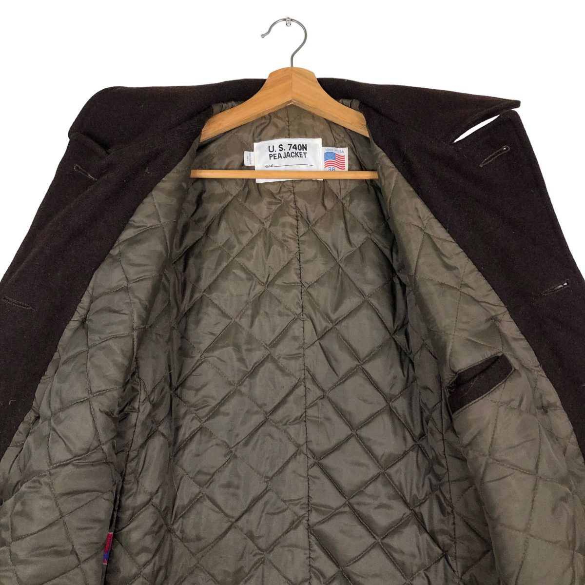Schott Double Collar Wool Biker Jacket U.S. 740N Schott Pea Jacket Size US M / EU 48-50 / 2 - 14 Thumbnail
