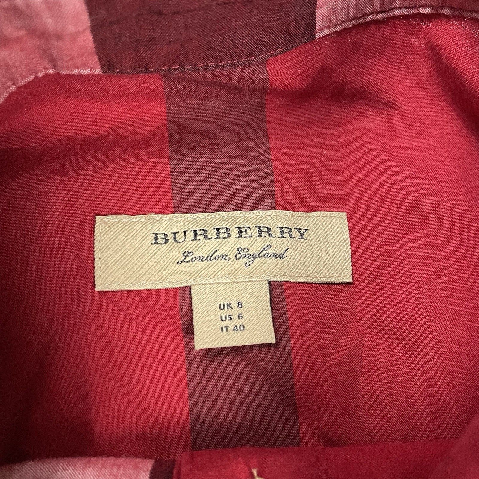 Burberry Burberry Nova Check Plaid Popover Shirt Dress Midi Kelsey Size S / US 4 / IT 40 - 7 Thumbnail