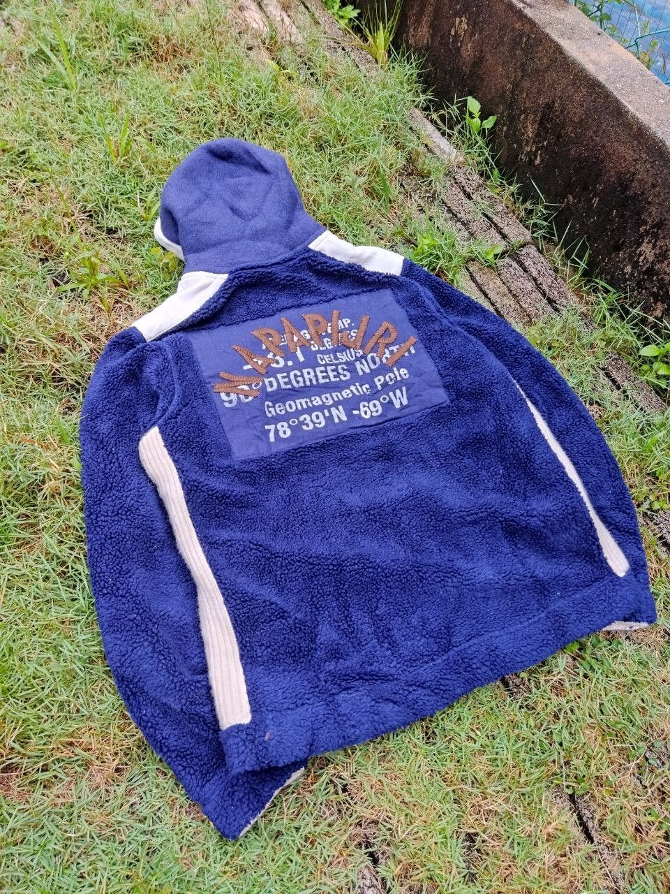Napapijri Napapijri Geographic Boydell Sherpa Fleece Hoodie Size US L / EU 52-54 / 3 - 3 Thumbnail
