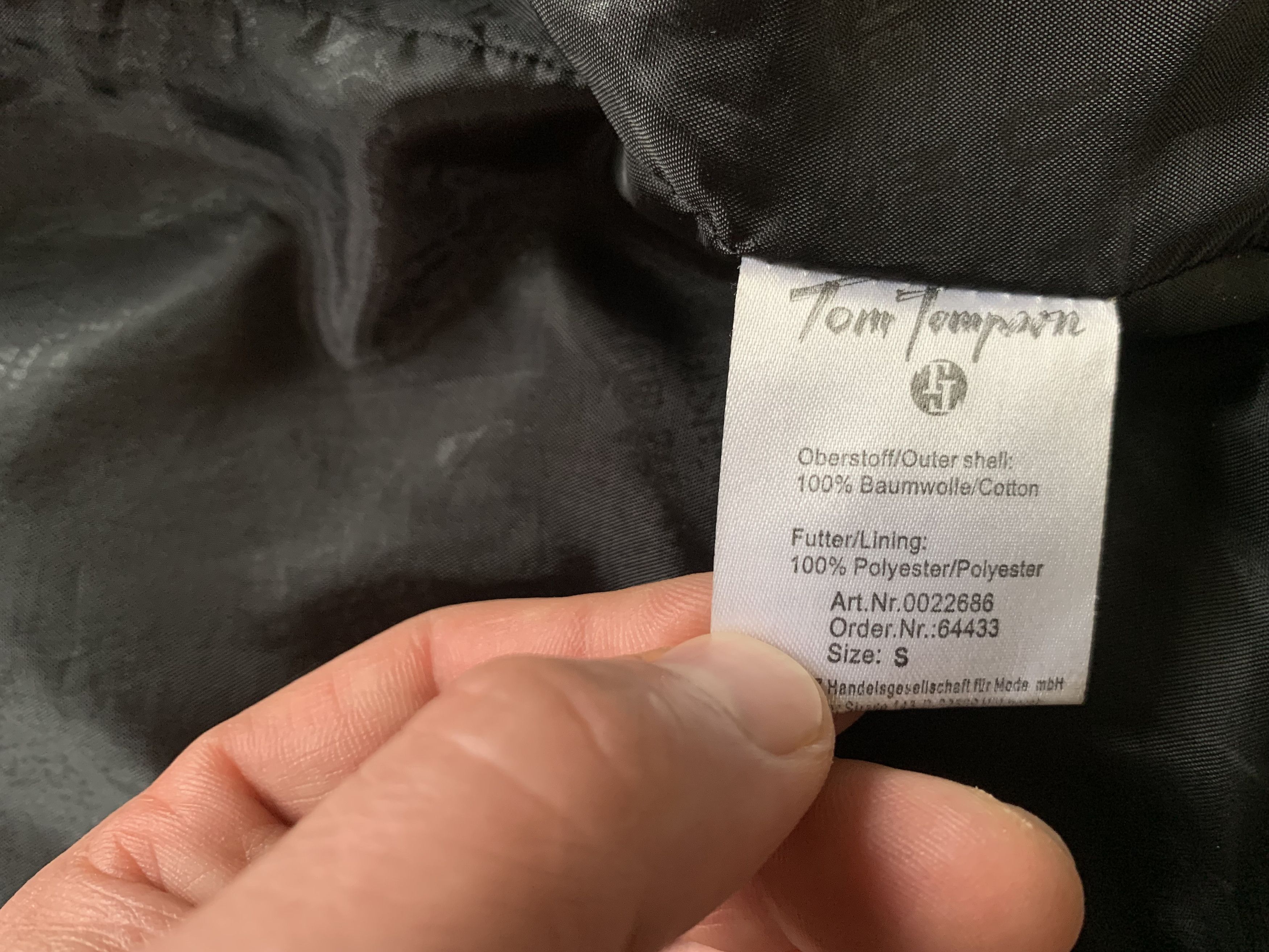 Designer Tom Tomson Black Wax Vest Size US S / EU 44-46 / 1 - 7 Thumbnail