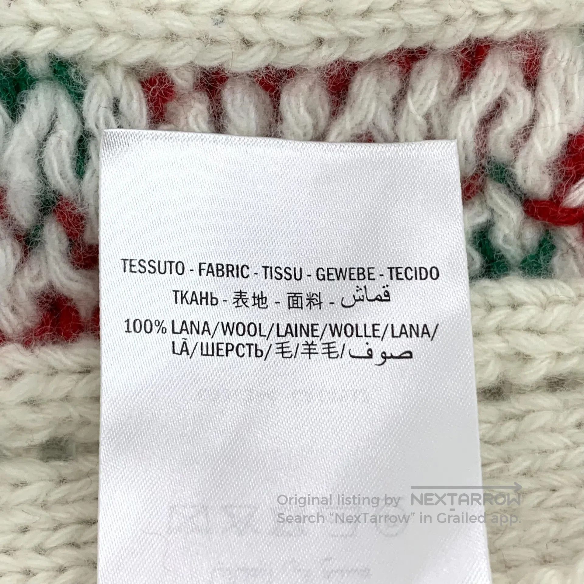 Gucci Guicci Color Blocked Twisted Knit Wool V-neck Single-breas Size S / US 4 / IT 40 - 7 Thumbnail