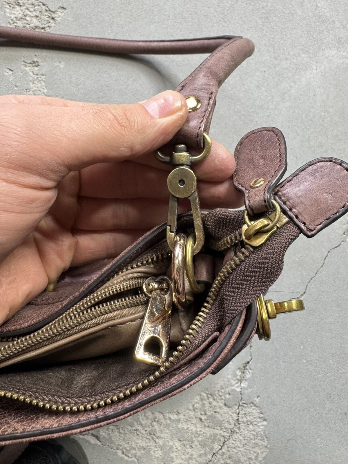 Chloe × Vintage Vintage streetwear Y2K Chloe bag full leather bag Size ONE SIZE - 7 Thumbnail