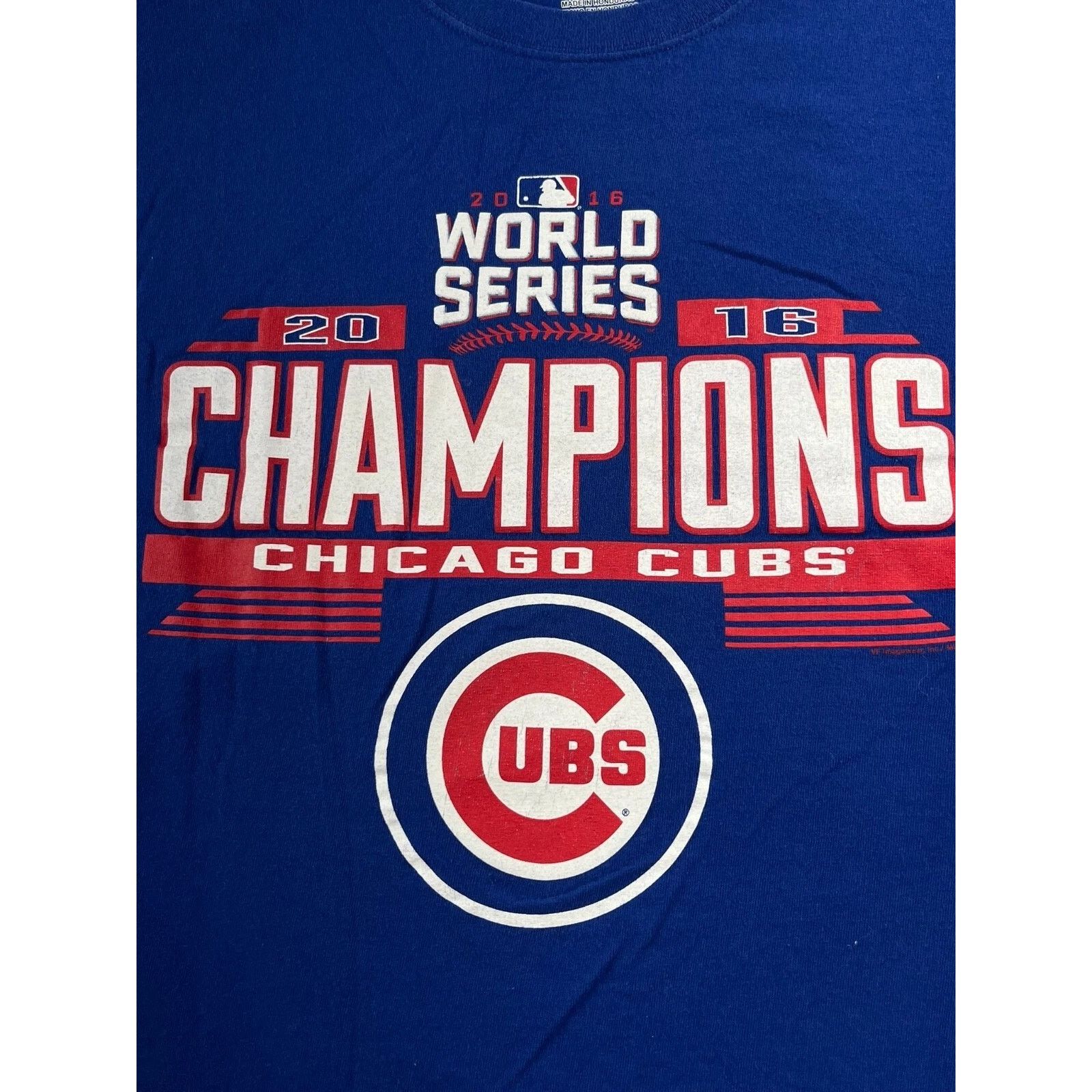MLB MLB Chicago Cubs 2016 World Series Champions T-Shirt 2XL Size US XXL / EU 58 / 5 - 3 Thumbnail