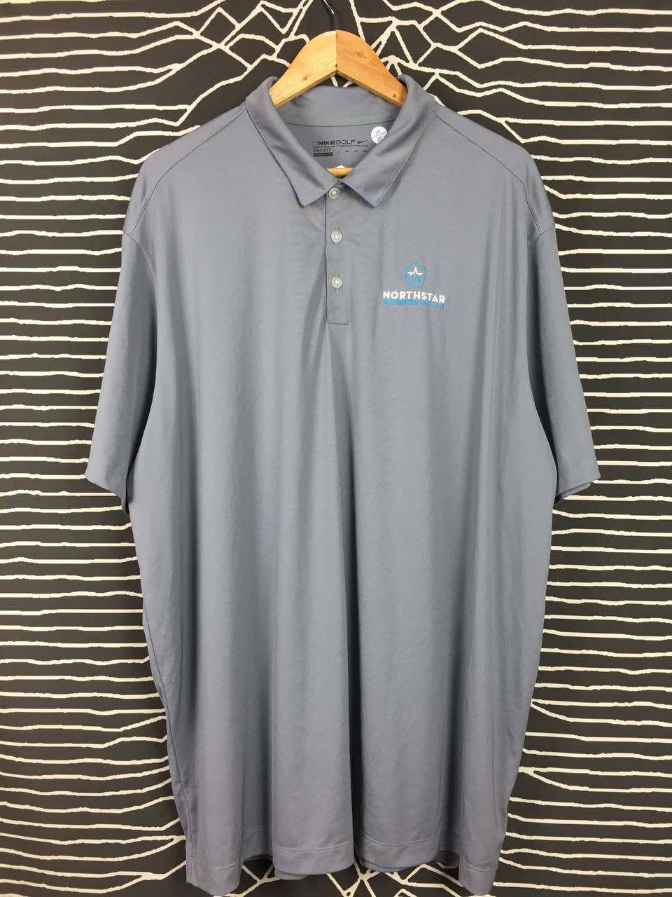 Nike × Vintage Nike Golf Dri-Fit North Star Authorized Affiliate Polo Tee Size US XXL / EU 58 / 5 - 2 Thumbnail