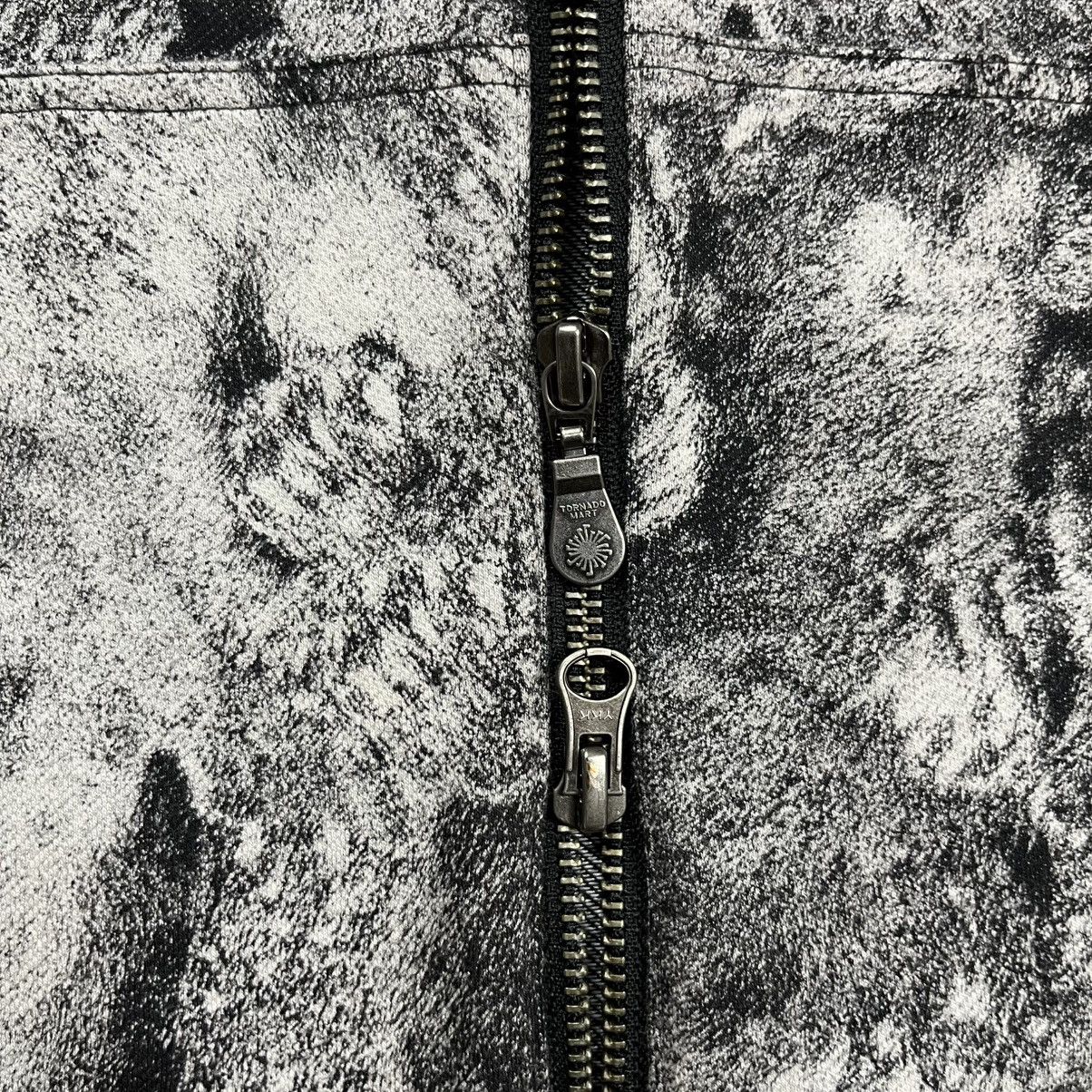 Tornado Mart Tornado mart grey leopard pattern double zip hoodie Size US S / EU 44-46 / 1 - 6 Thumbnail