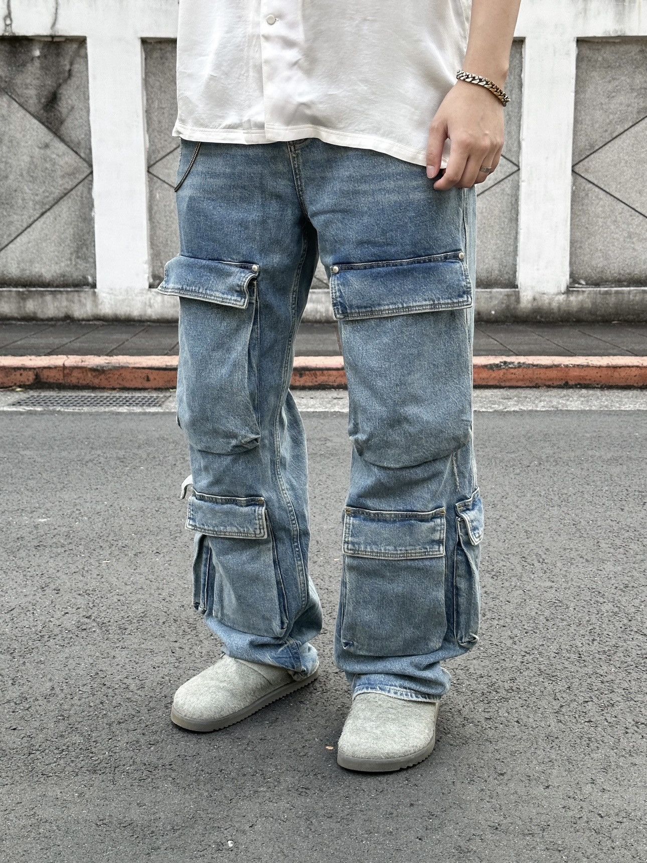 Represent R3 Cargo Denim Jeans