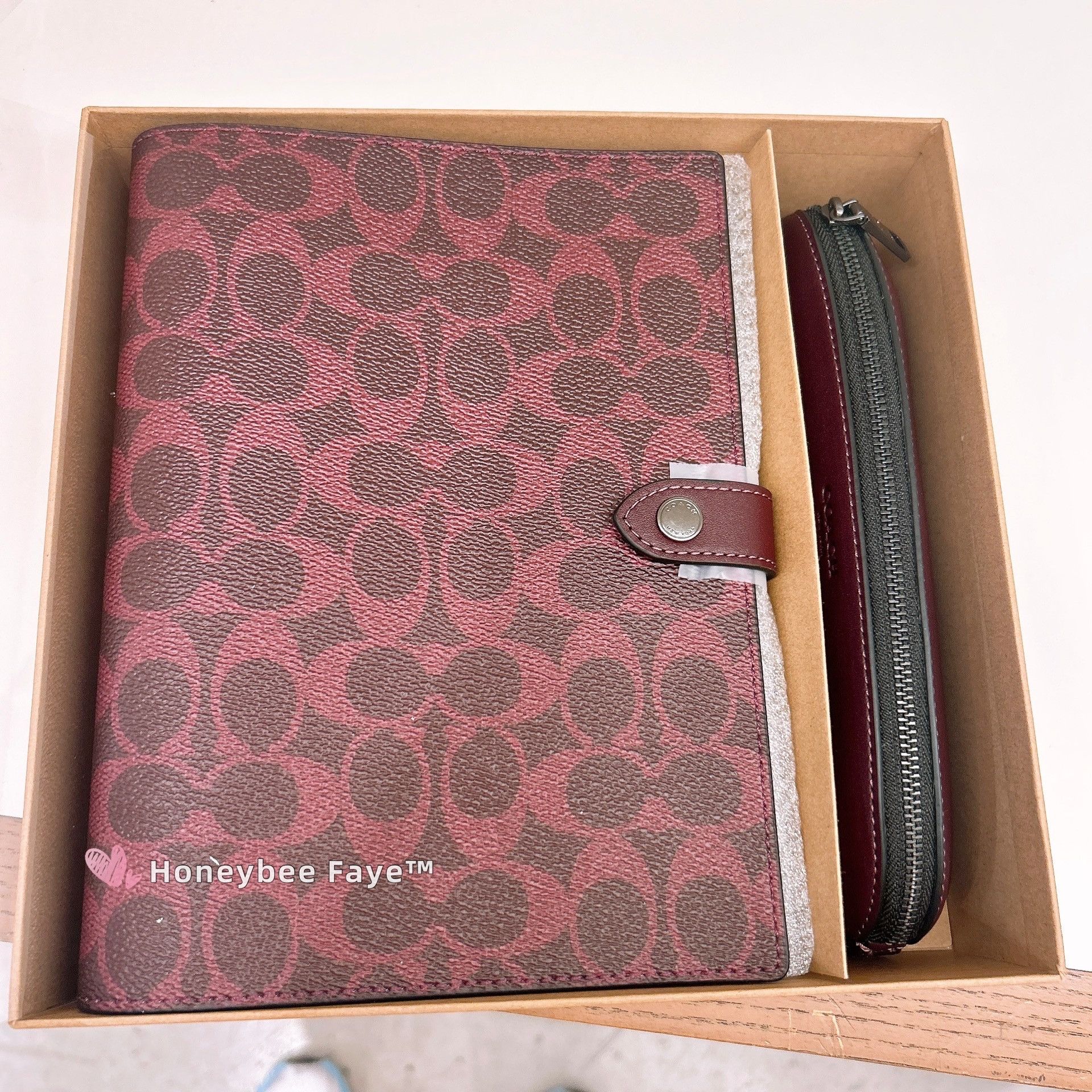 Coach Boxed Notebook And Pencil Case Set In Signature Canvas Size ONE SIZE - 2 Thumbnail