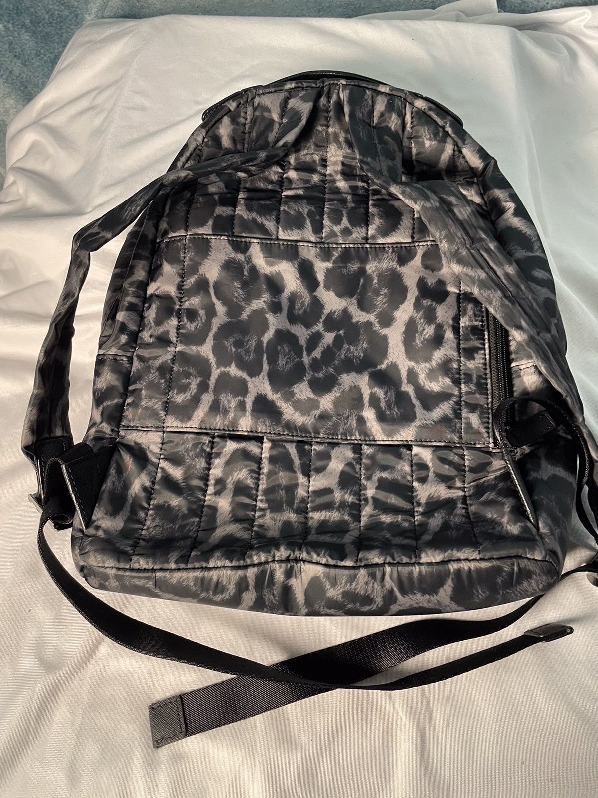 Michael Kors Michael Kors - Black Animal Print Backpack Size ONE SIZE - 4 Thumbnail