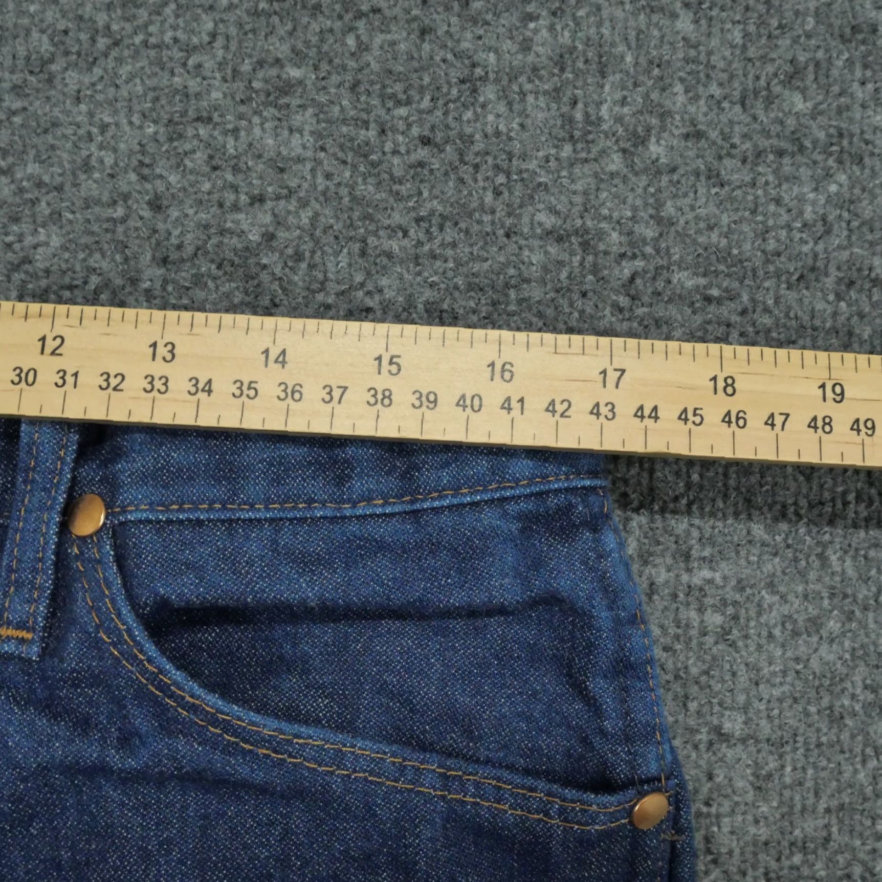Wrangler VINTAGE Wrangler Jeans Mens 36x31 Blue Denim Pants Cowboy Cut 13MWZ Y2K Straight 5-Pocket Design Mens Size US 34 / EU 50 - 5 Thumbnail