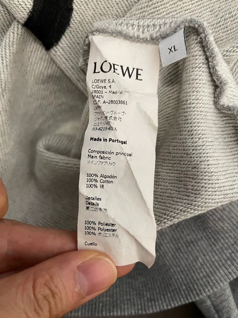 Other LOEWE Gray embroidered large Logo round neck sweater Size XL / US 12-14 / IT 48-50 - 6 Thumbnail