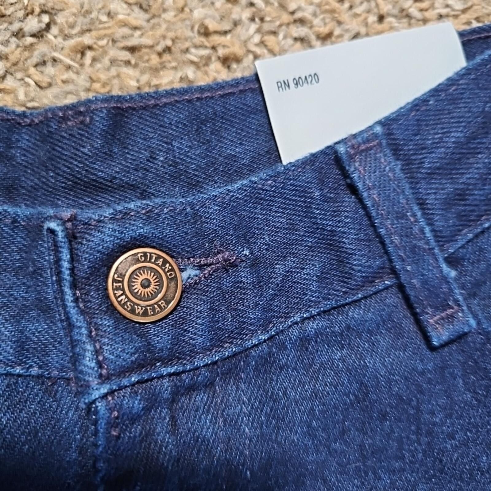 Other Gitano Relaxed Fit Sz 8 Average Jeans Blue NWT NWD Size 30" / US 8 / IT 44 - 2 Thumbnail