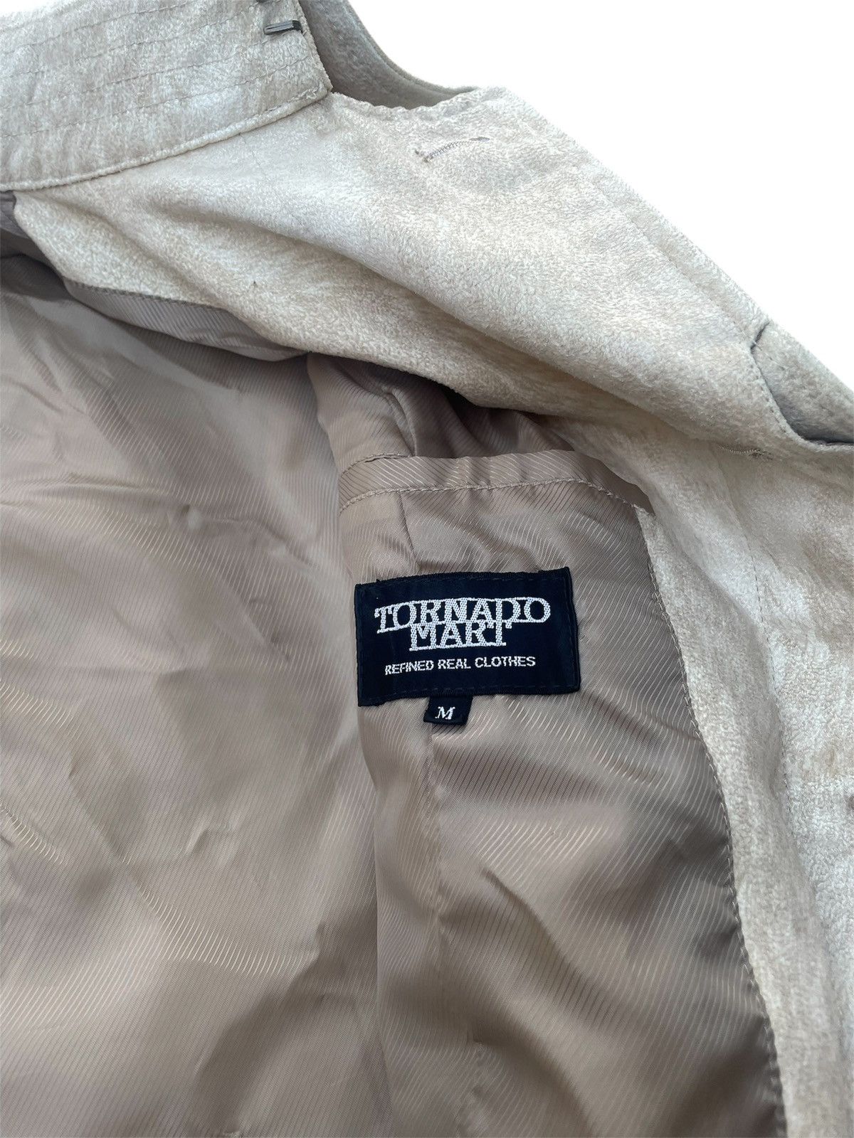 Tornado Mart Tornado Mart 🔥 Suede Fur Leather Trench Jacket Size US M / EU 48-50 / 2 - 5 Thumbnail