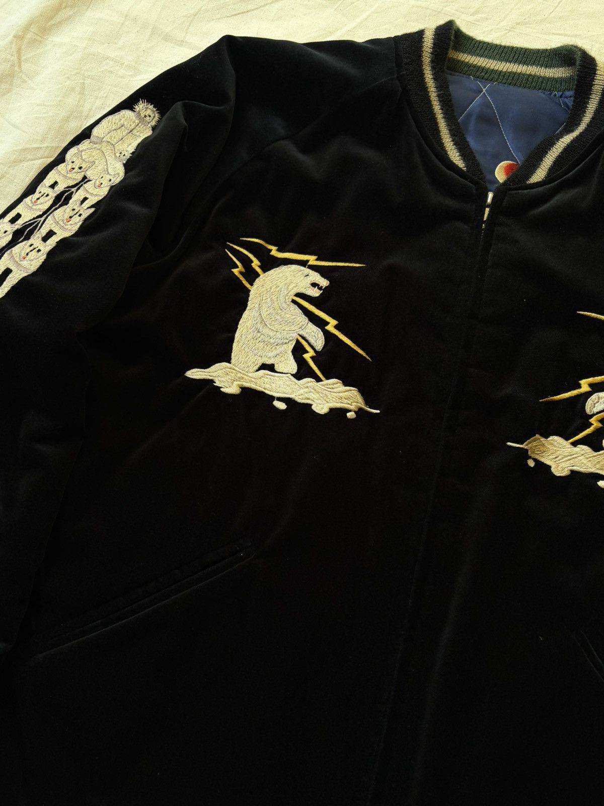 Tailor Toyo Tailor Toyo “ALASKA” Reversible Velvet Souvenir Jacket Size US M / EU 48-50 / 2 - 2 Thumbnail