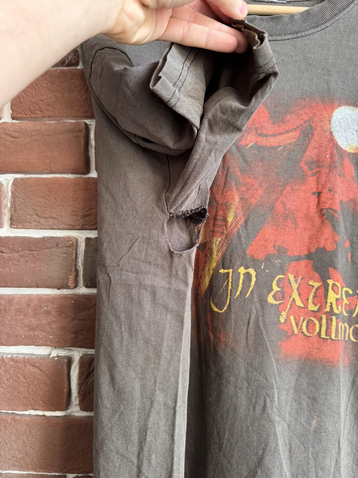 Band Tees Vintage 2001 In Extremo Vollmond Folk Metal Punk Washed Size US XL / EU 56 / 4 - 7 Thumbnail