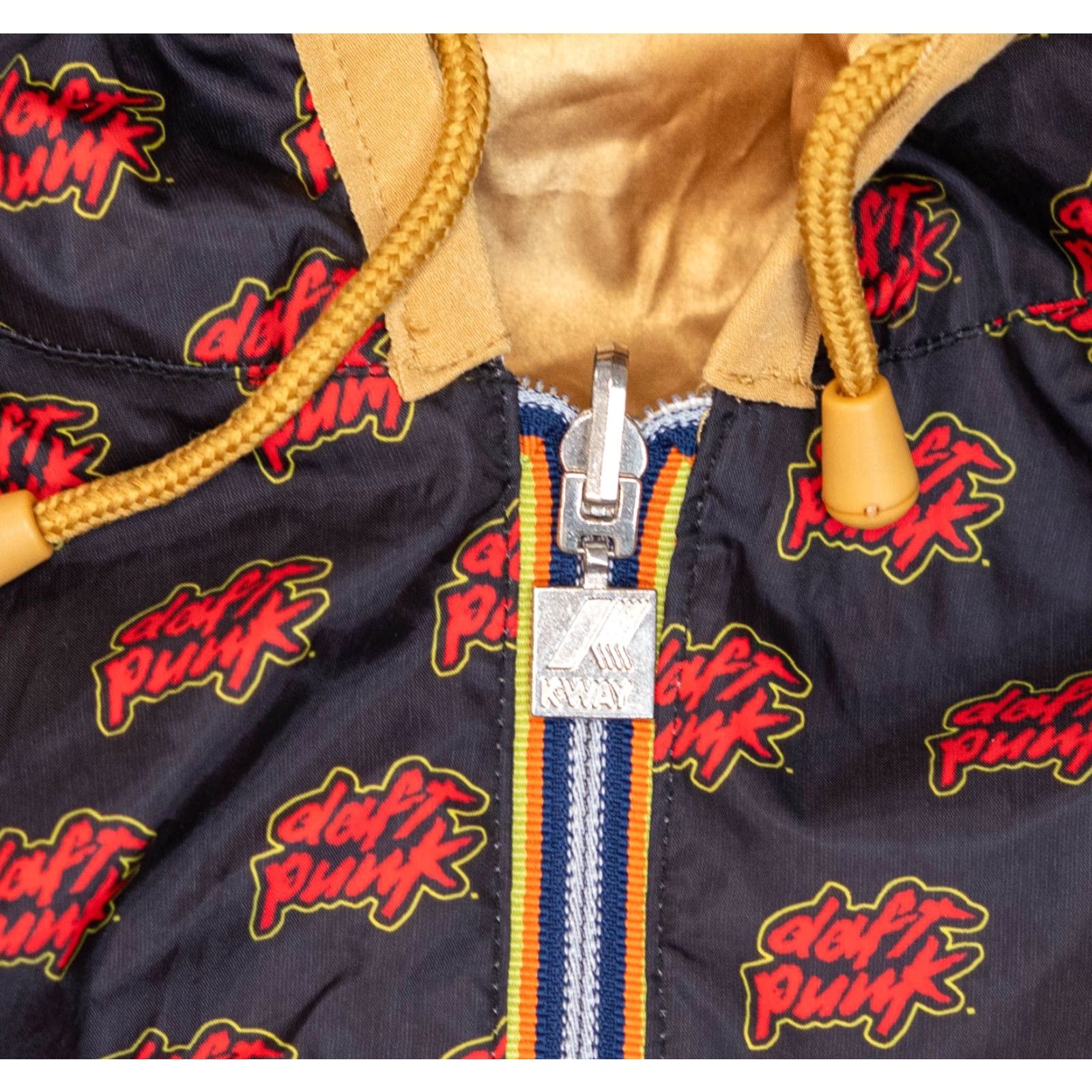 Vintage VINTAGE Daft Punk Jacket Gold Men XL K.WAY 3-in-1 Reversible Promo Limited Edition Size US XL / EU 56 / 4 - 3 Thumbnail