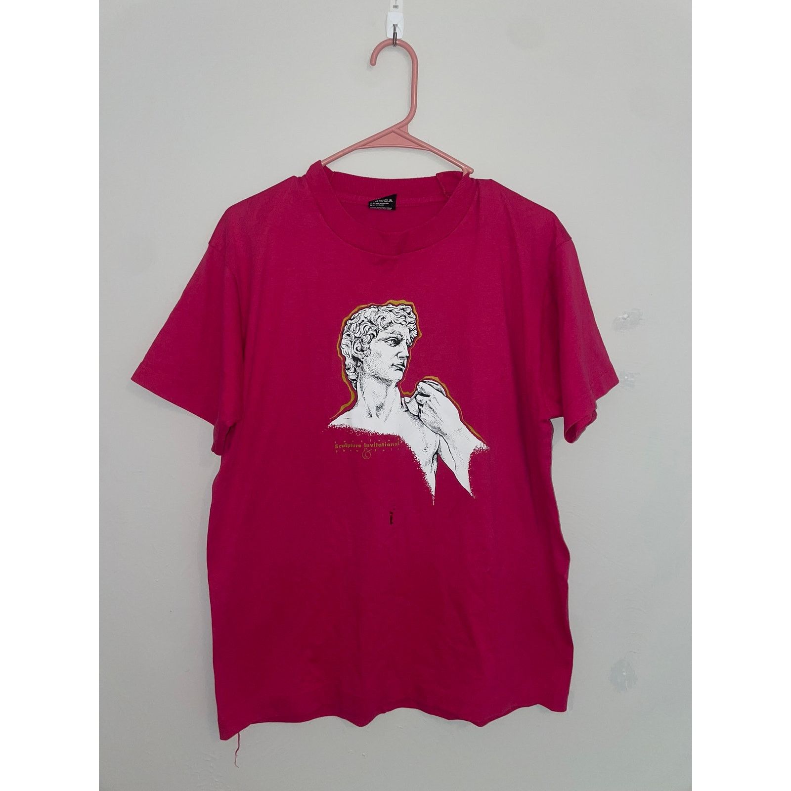 Vintage Vintage Loveland Sculpture Shirt Michelangelo Art Stained Size US L / EU 52-54 / 3 - 1 Thumbnail