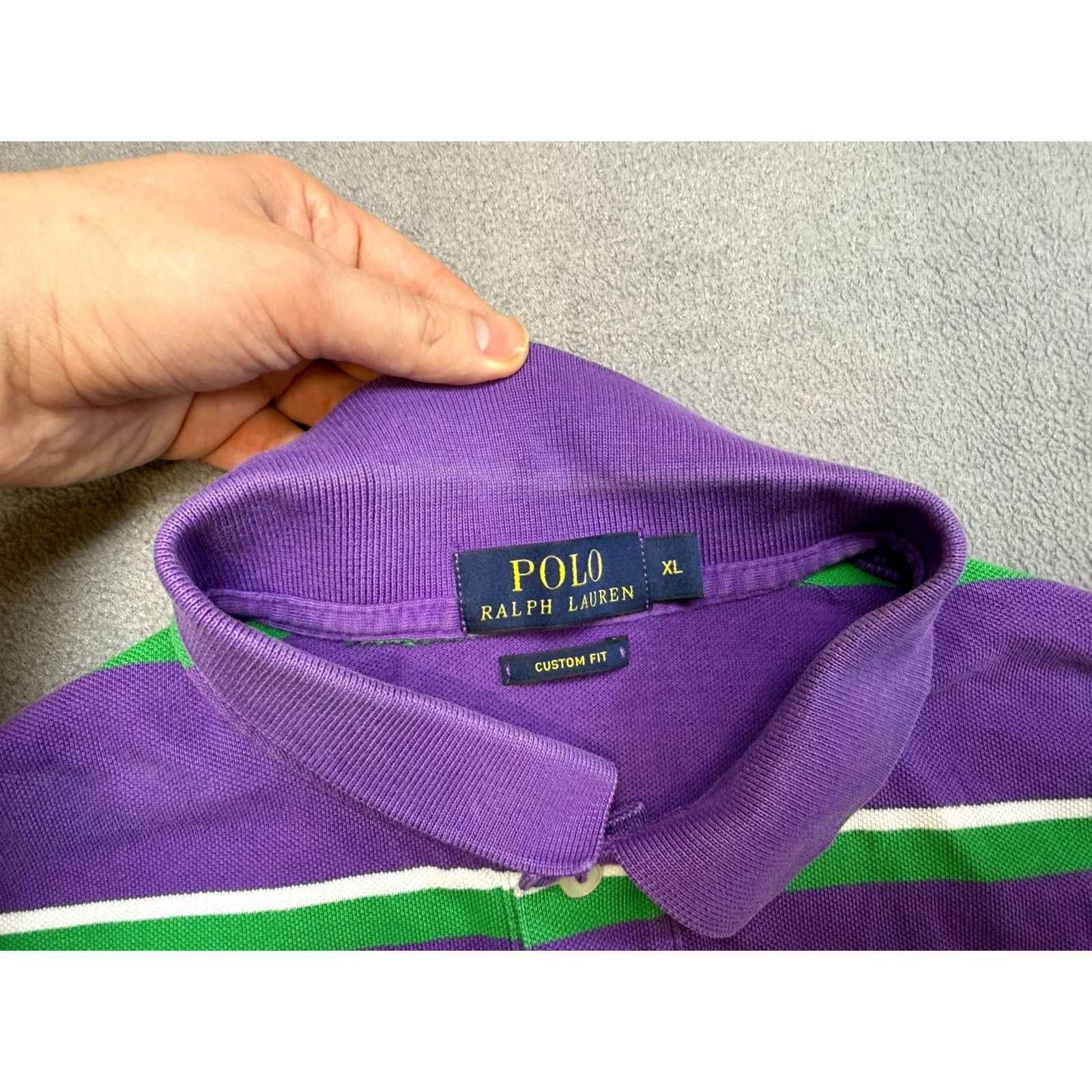 Polo Ralph Lauren Polo Ralph Lauren Polo shirt Mens XL Wimbledon Style Multicolor Striped Polo Shirt Size US XL / EU 56 / 4 - 4 Thumbnail