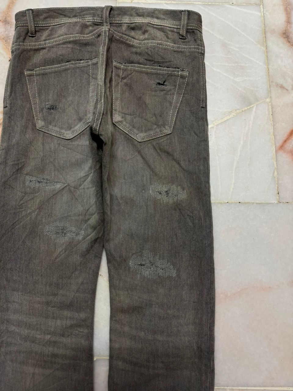 Tornado Mart 💥Sick💥Undercover Style Distressed By Japanese Sashiko Boro Size US 28 / EU 44 - 14 Thumbnail