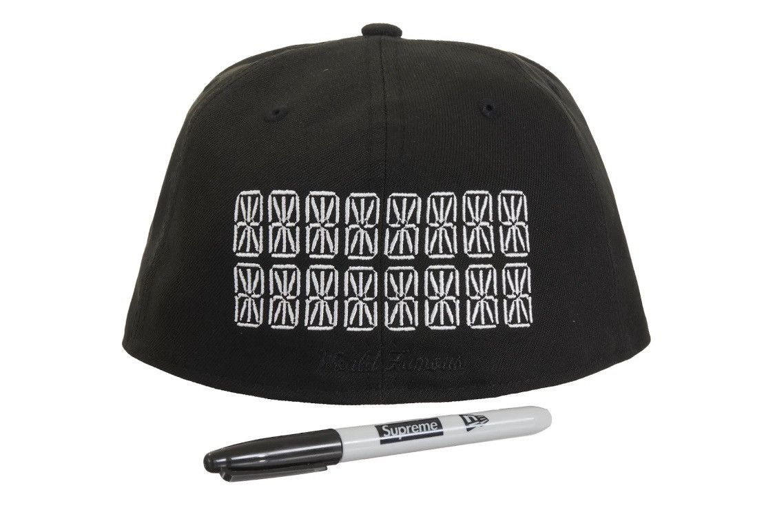 Supreme Supreme Sharpie Box Logo New Era Fitted Cap size 7 1/2 Size ONE SIZE - 3 Thumbnail