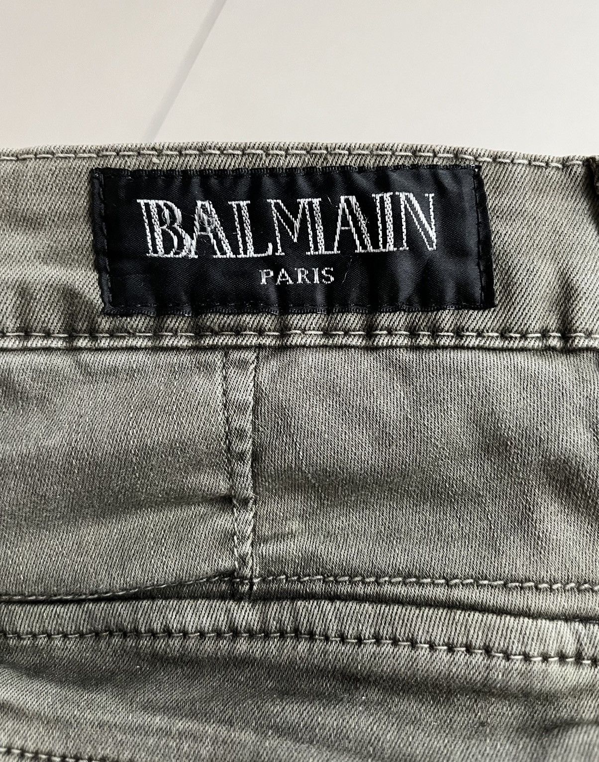 Balmain Balmain Skinny Fit Stretch Cotton Cargo Pants Size US 36 / EU 52 - 4 Thumbnail