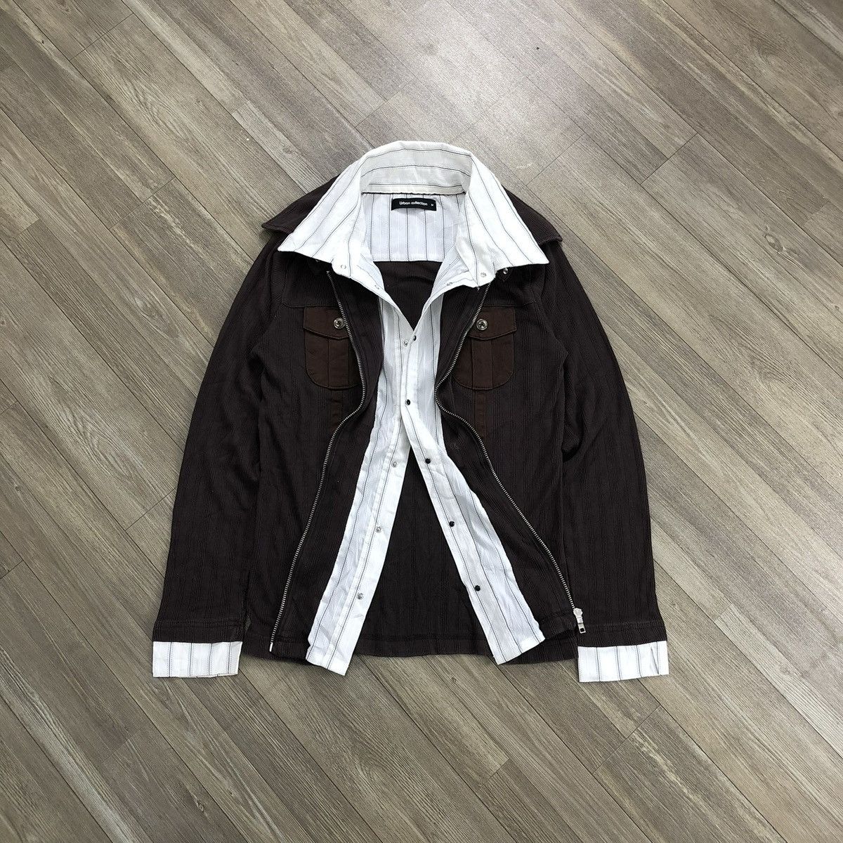 Japanese Brand 2000s Urban Collection Double Layers Punk LGB Grunge Shirt Size US S / EU 44-46 / 1 - 1 Thumbnail
