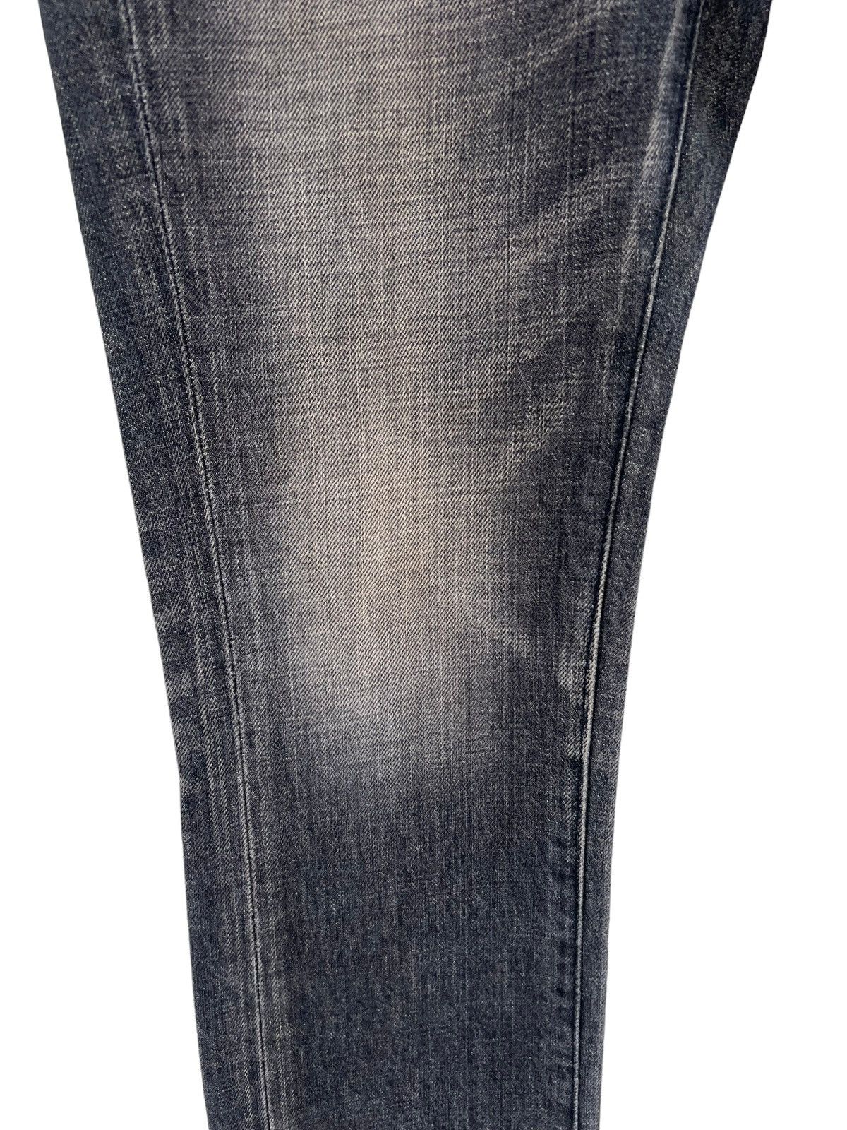 Vanquish Mud Wash Vintage Vanquish Japan Fade Black Denim Slim Jeans Size US 30 / EU 46 - 9 Thumbnail