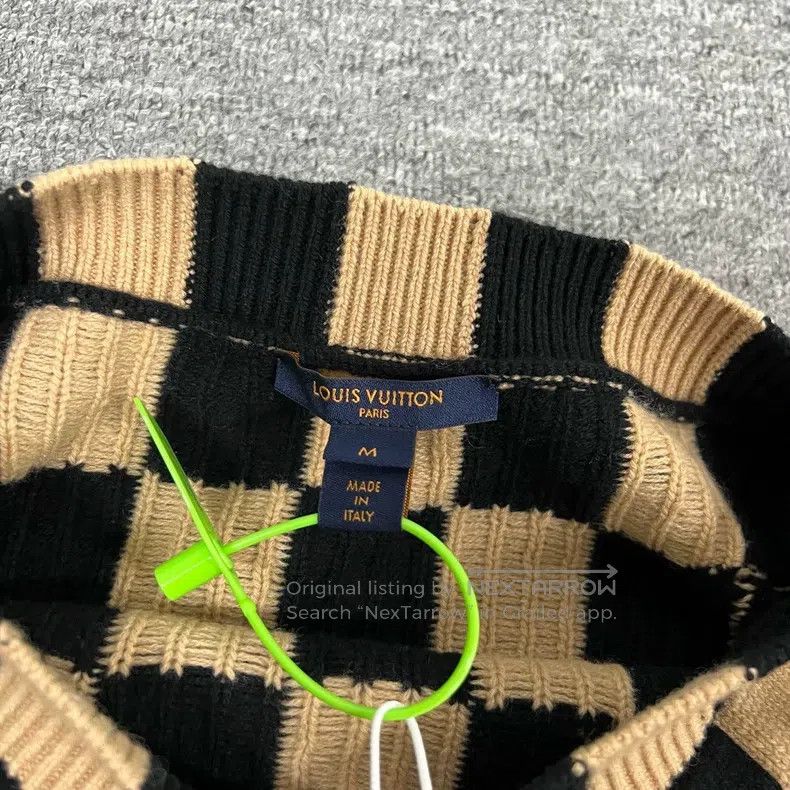 Louis Vuitton Louis Vuitton Checkerboard knit dress Size M / US 6-8 / IT 42-44 - 5 Thumbnail