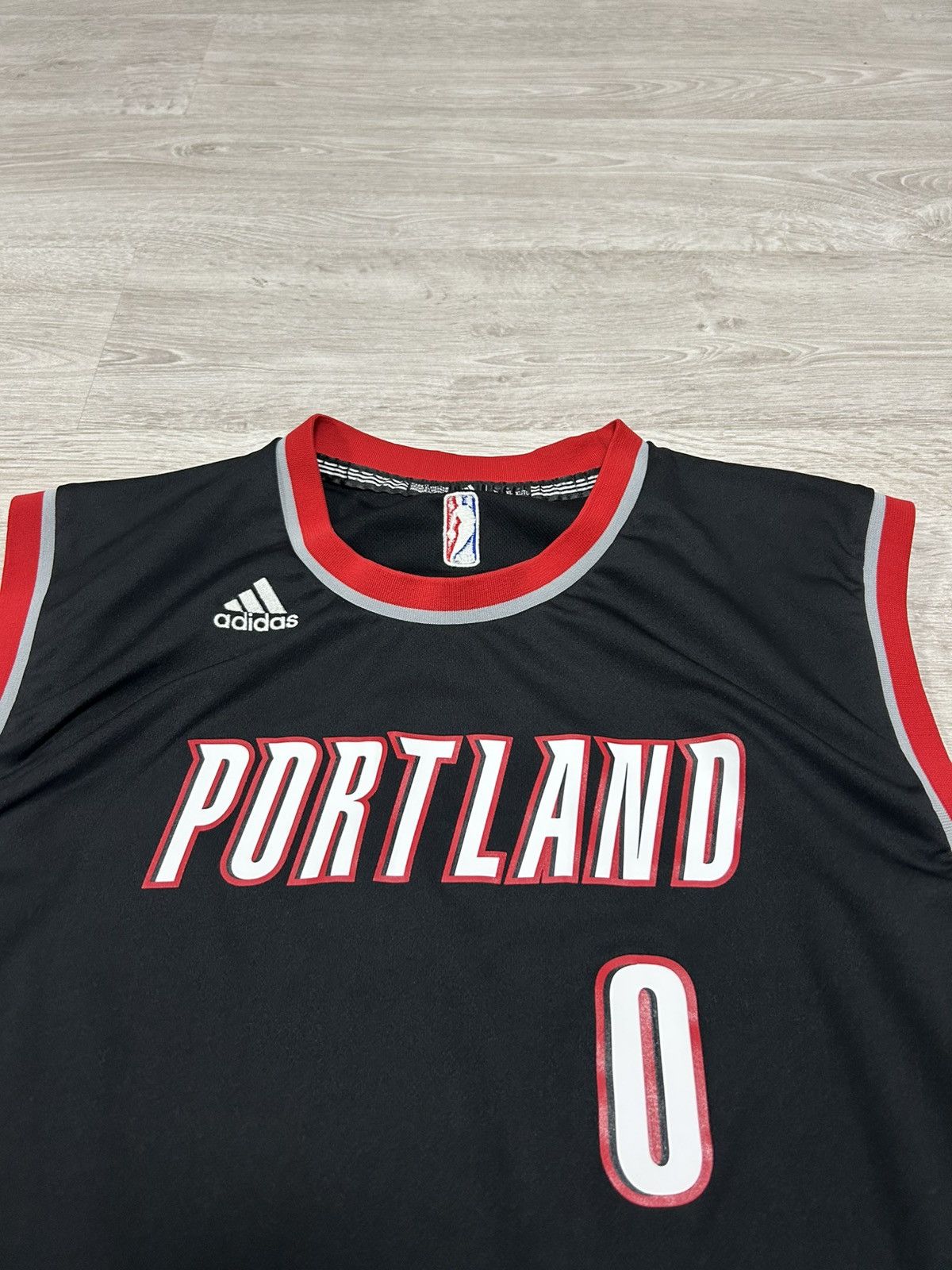 Adidas Adidas Jersey NBA Portland Blazers Size XL Lillard 0# Size US XL / EU 56 / 4 - 2 Thumbnail