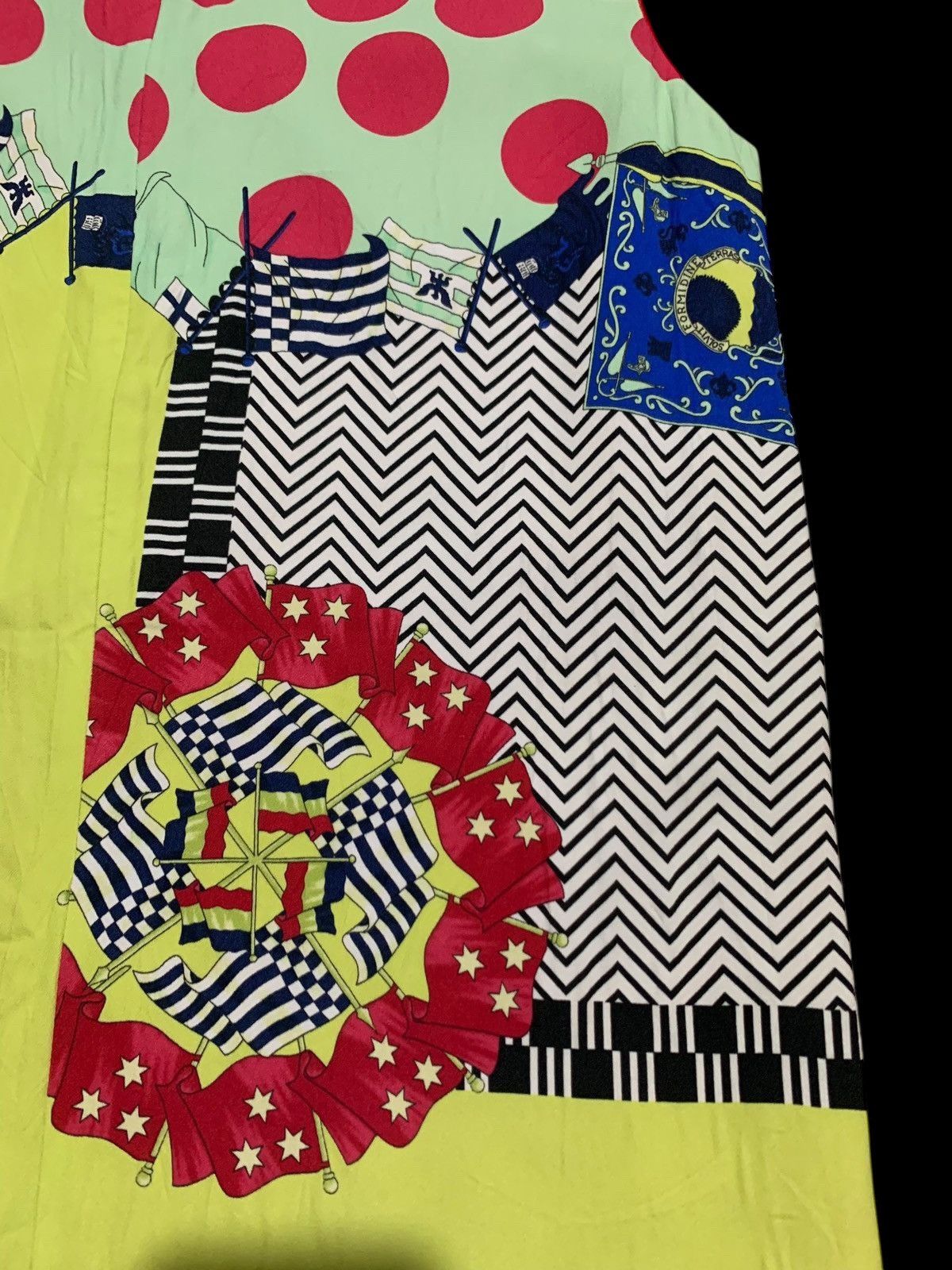 Versace SS15 VERSACE resort polca boraque mini dress Size M / US 6-8 / IT 42-44 - 12 Thumbnail