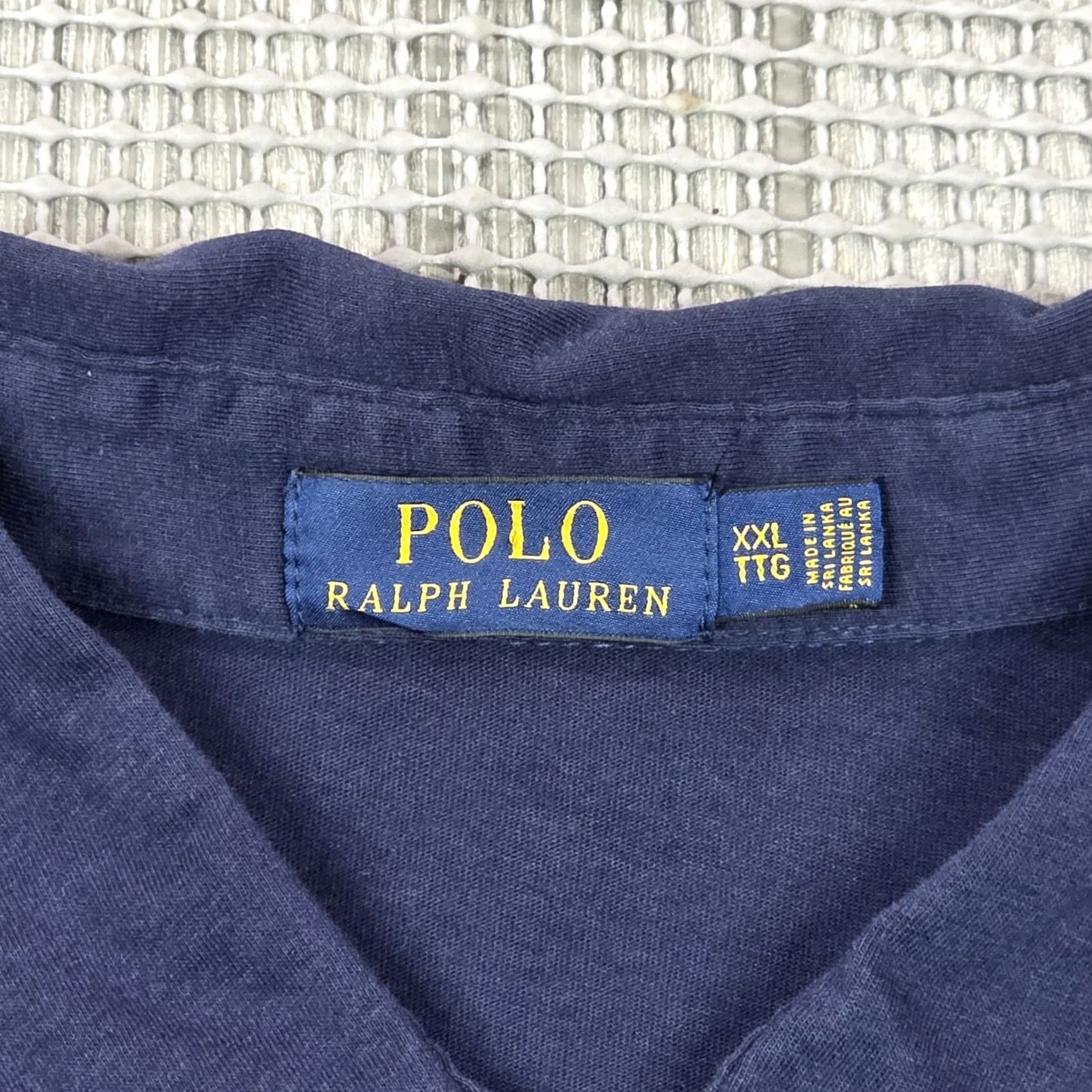 Polo Ralph Lauren Polo Ralph Lauren Polo Shirt 2XL Blue Yacht Club Pocket Rugby 100% Cotton Shirt Mens Polo Shark Yacht Club RLyc cp-93 Size US XXL / EU 58 / 5 - 7 Thumbnail