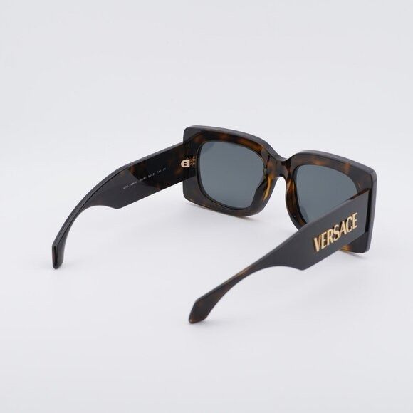 Versace Versace VE4496U 108/87 Sunglasses Havana Square Frame Size ONE SIZE - 9 Thumbnail