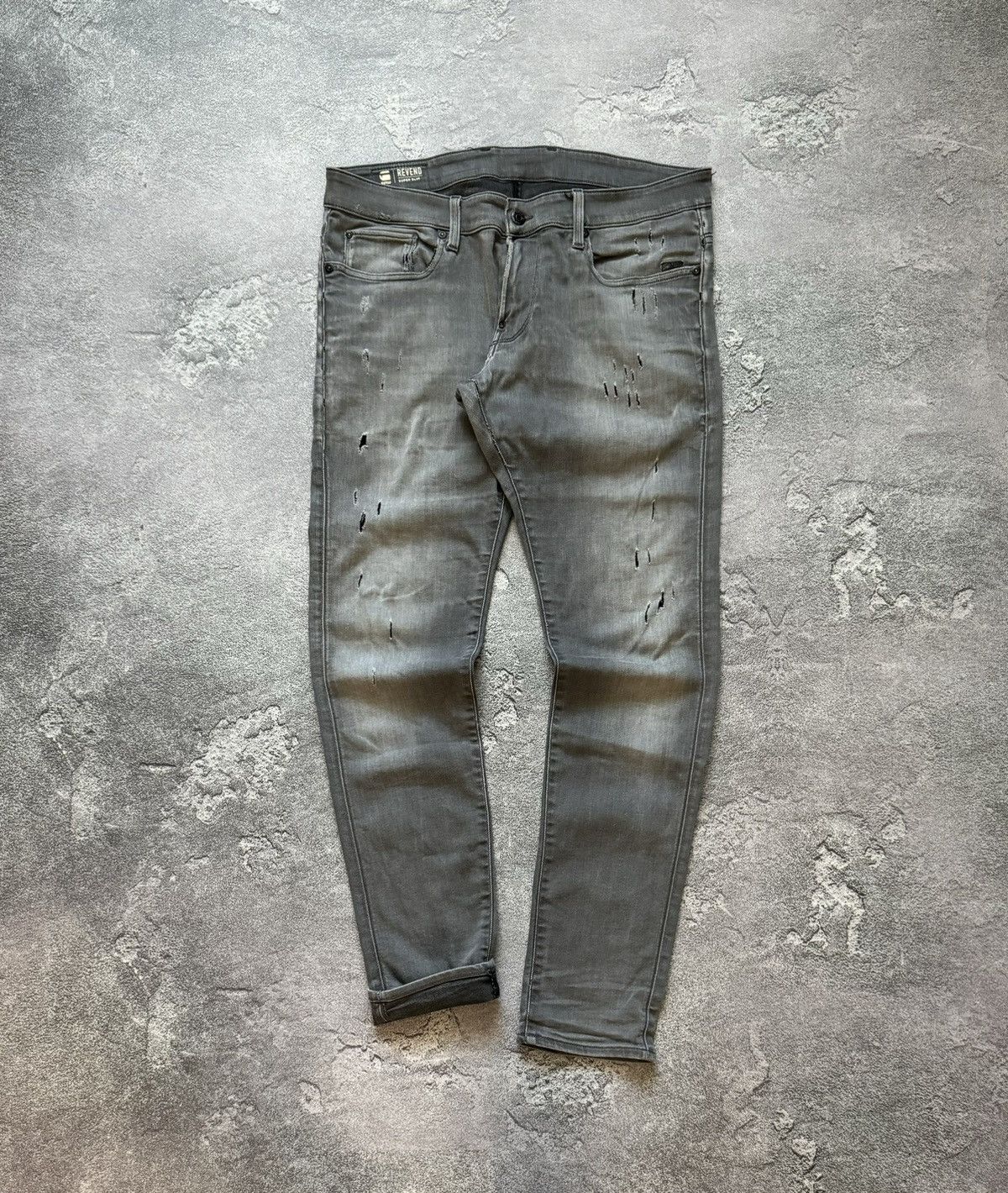 G-Star × Vintage G star raw 33/32 revend super slim denim pant trouser Jean Size US 33 - 8 Thumbnail