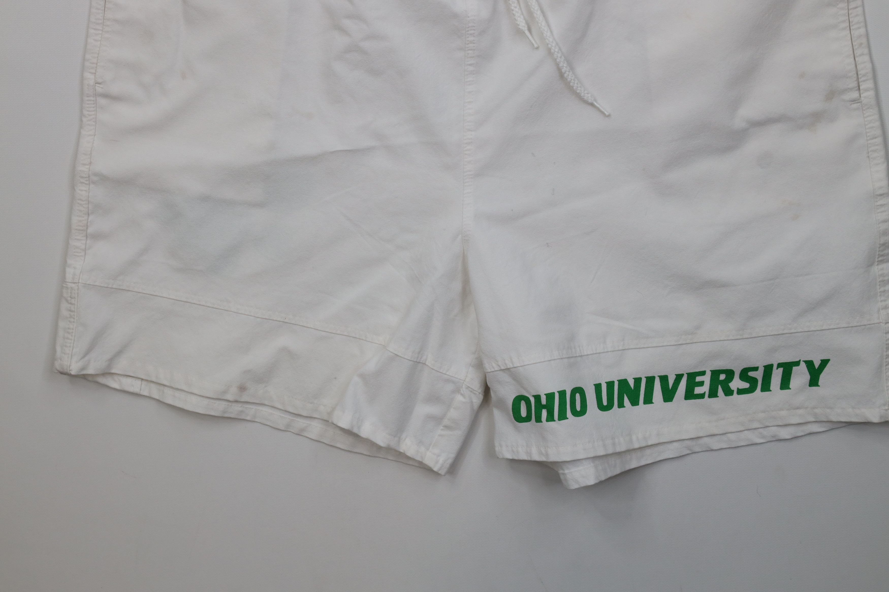 Vintage AS IS Vintage 90s Above Knee Ohio University Shorts White Size US 40 / EU 56 - 4 Thumbnail