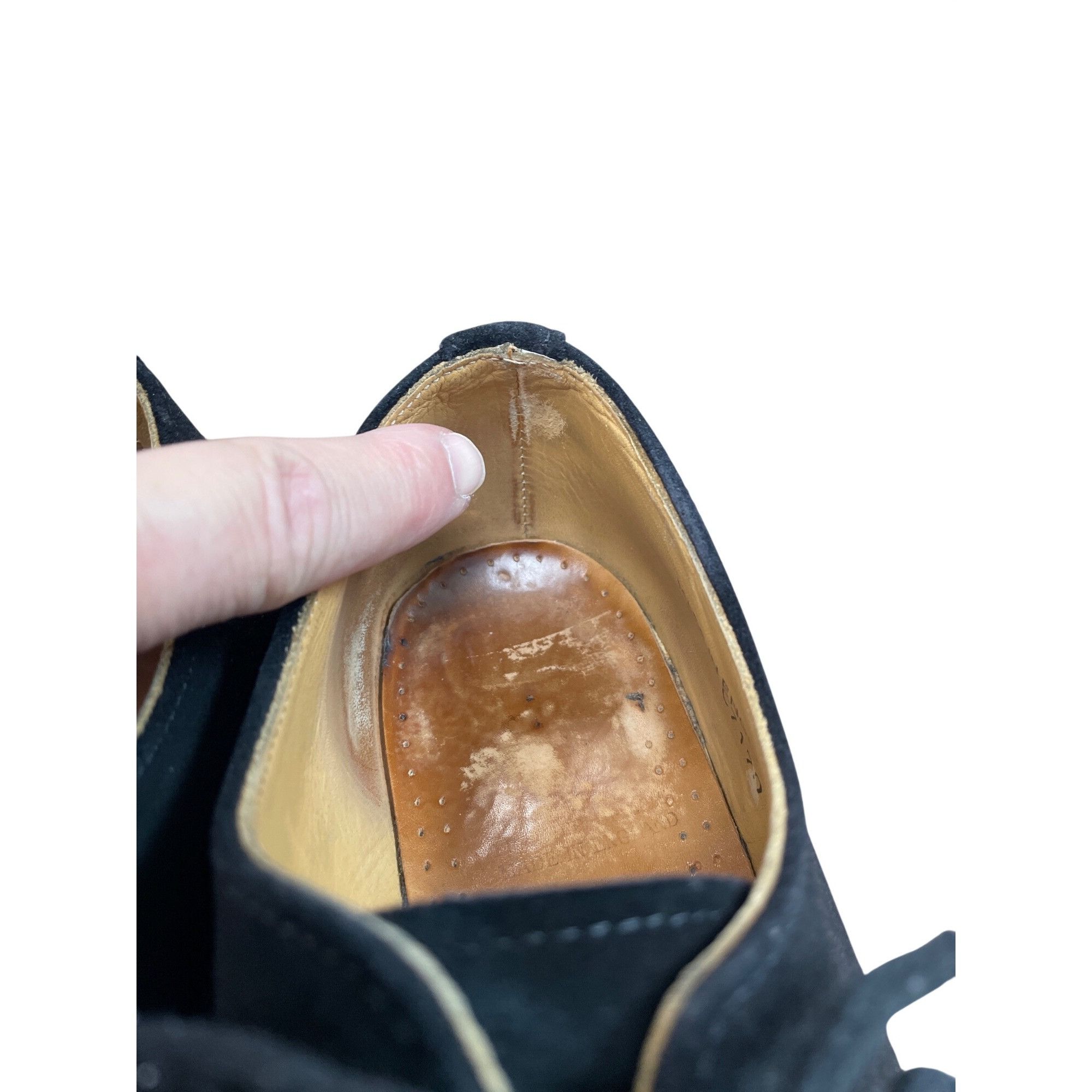 Dr. Martens Dr. Martens mens black suede 3 eye airwair oxford shoes sz 8 Size US 8.5 / EU 41-42 - 10 Thumbnail